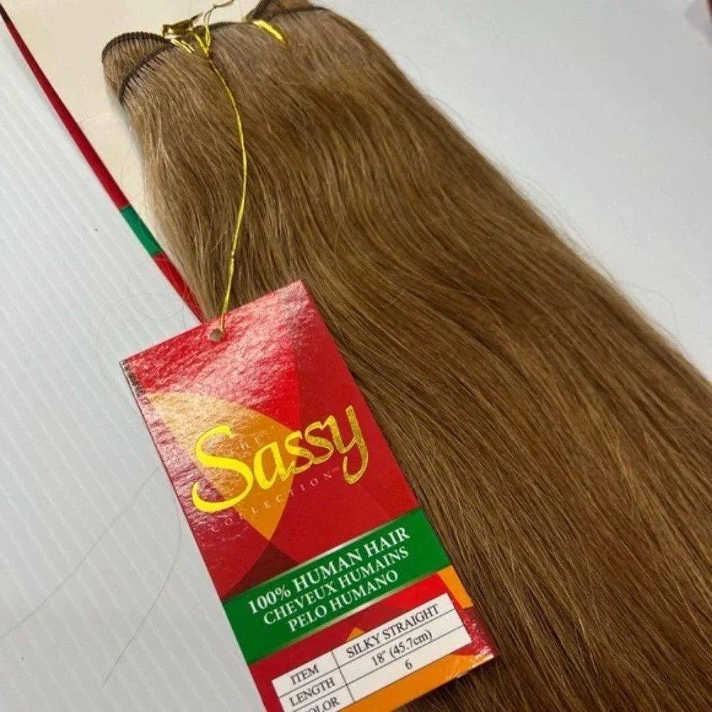 Other Straight Human hair Natural light Brown 18 In Extension Wef Size ONE SIZE - 5 Thumbnail