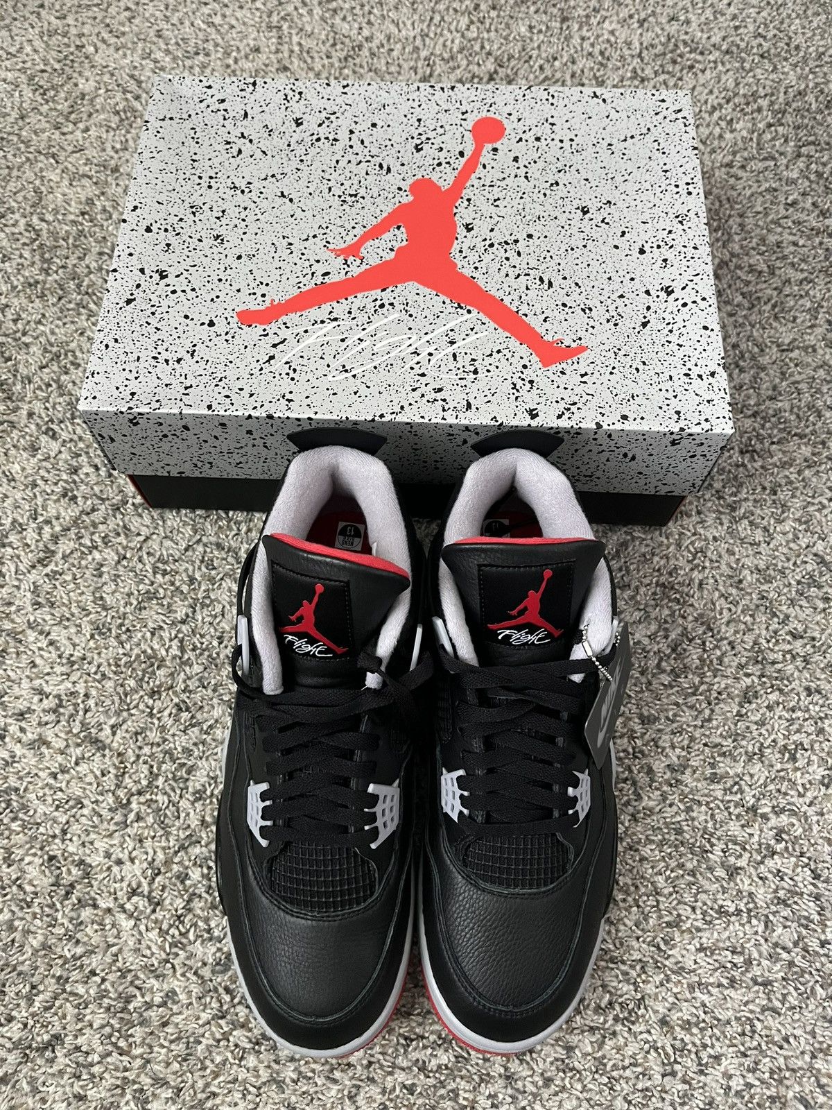 Jordan Brand Jordan Bred 4 Reimagined Size US 13 / EU 46 - 4 Thumbnail