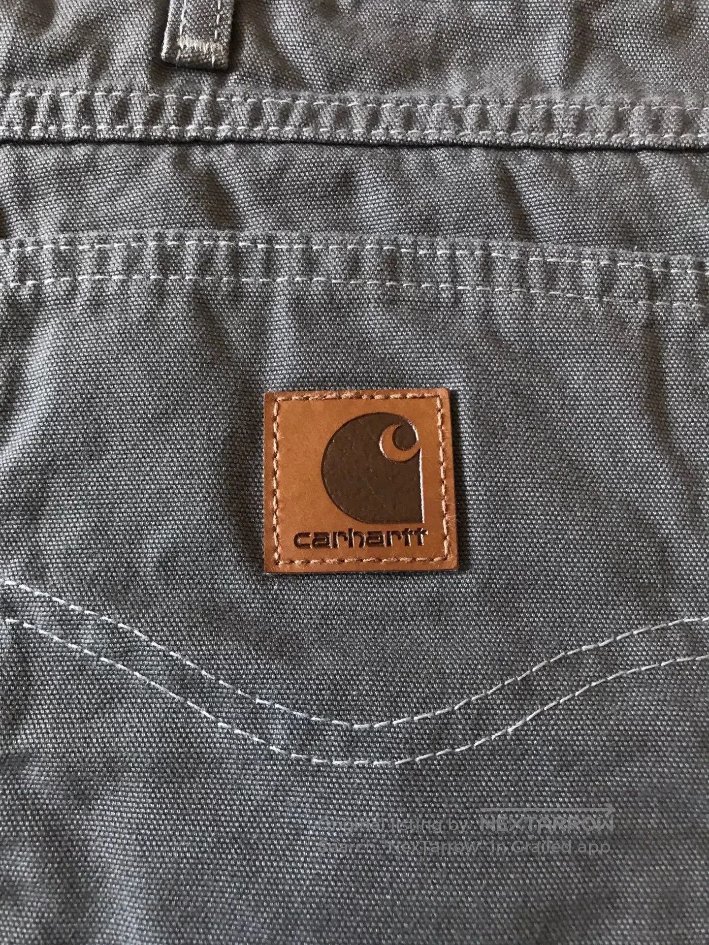 Carhartt Carhartt B159 Charcoal Canvas Work Pants W36L30. Size US 36 / EU 52 - 6 Thumbnail