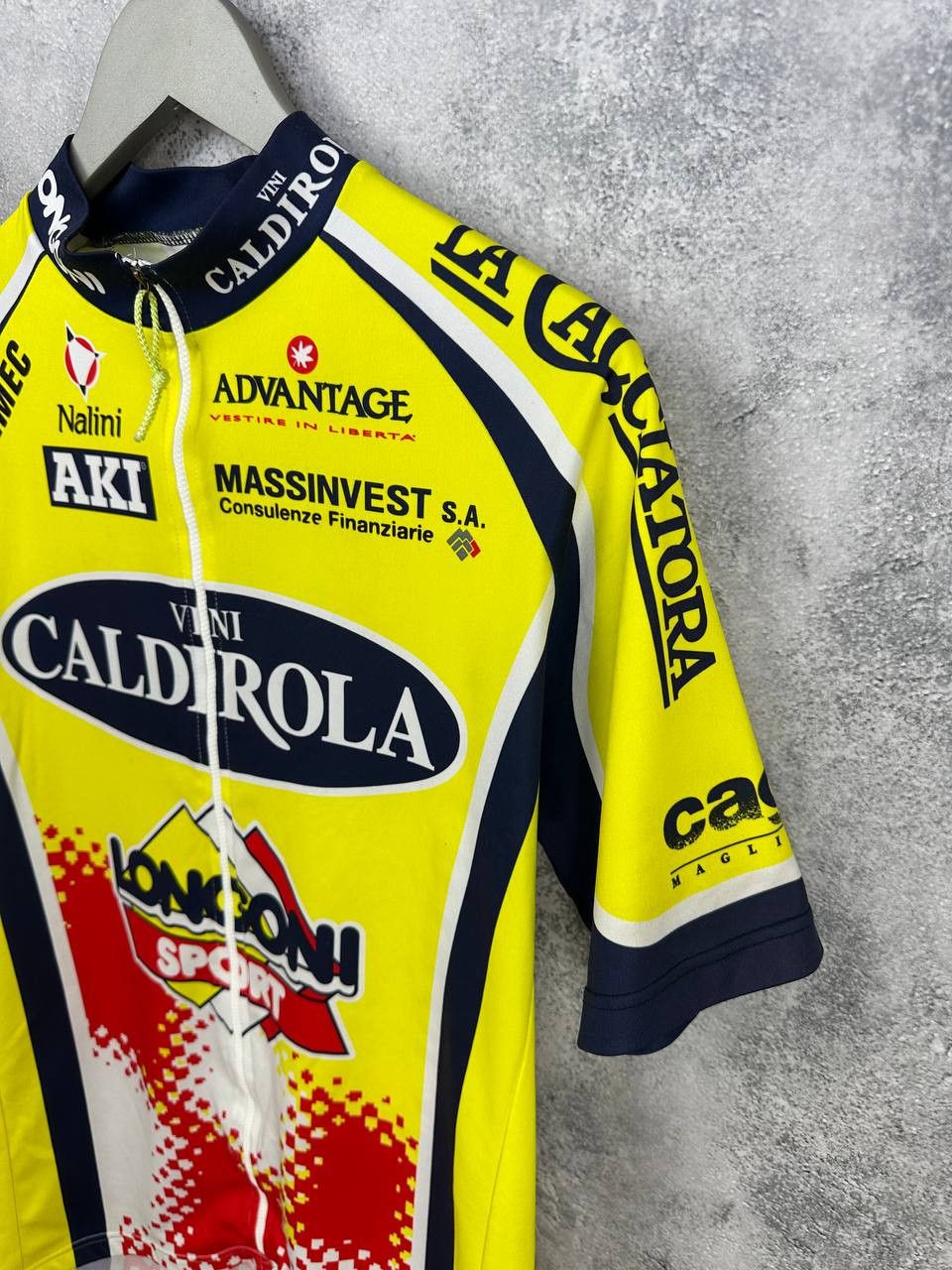 Vintage Vintage Nalini Vini Caldirola Longoni Sport Cycling Jersey Size US L / EU 52-54 / 3 - 5 Thumbnail