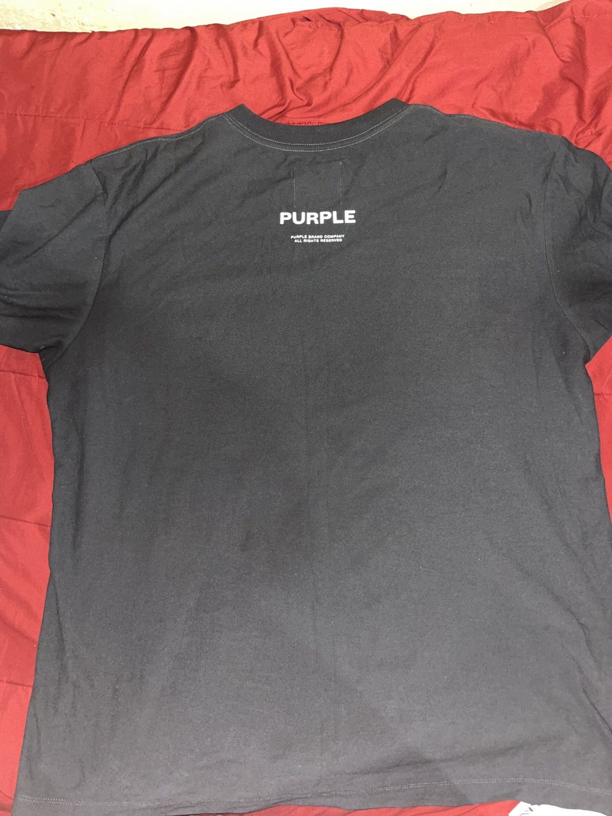 image of Purple Brand Tee-Shirt Black&white, Men's (Size 2XL)