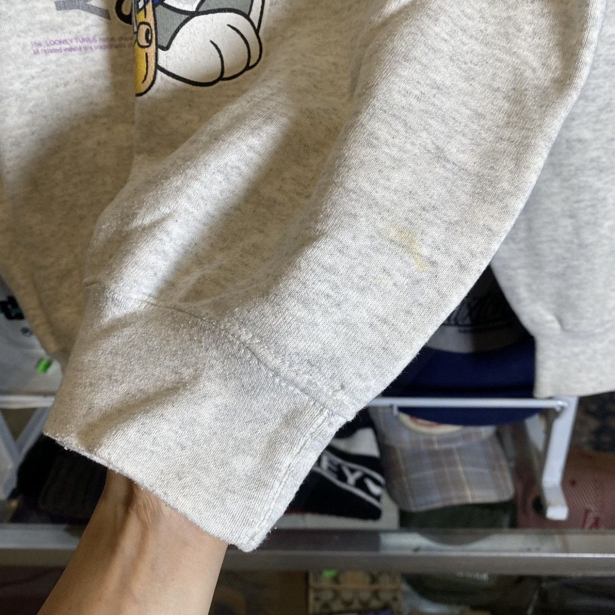 Warner Bros 90s Bugs Bunny Los Angeles Looney Tunes Skater Print Size US L / EU 52-54 / 3 - 7 Thumbnail
