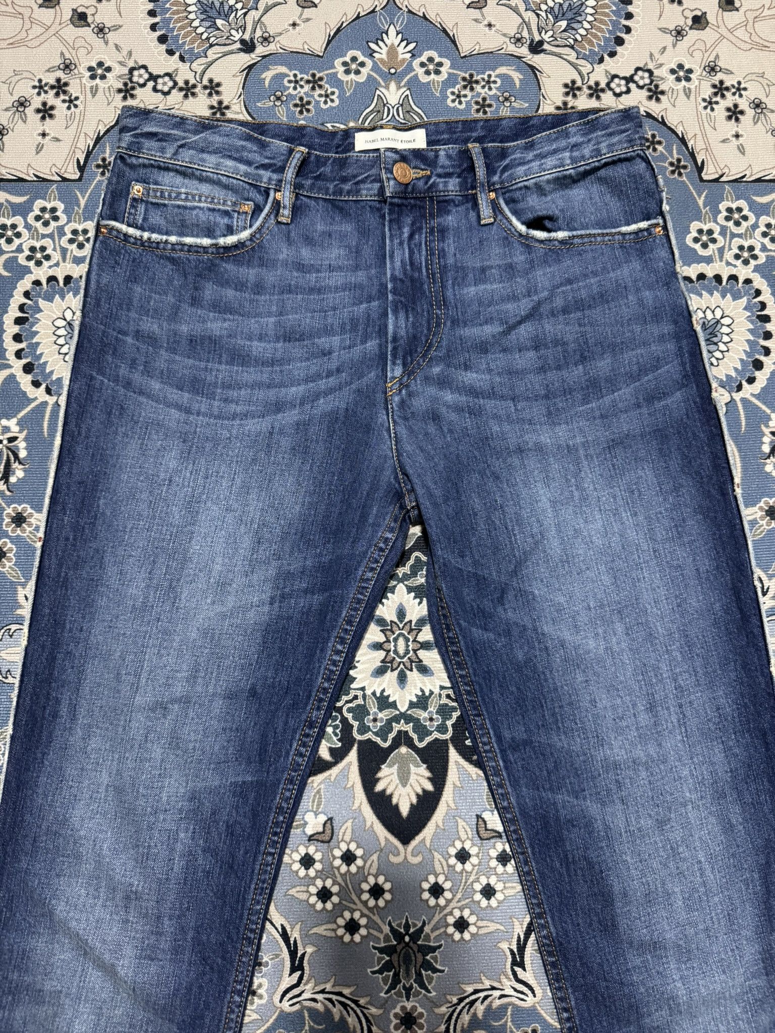 Beauty Beast × Isabel Marant × Isabel Marant Etoile Isabel Marant Etoile Liner High Rise Jeans Slim Fit Size 32" / US 10 / IT 46 - 4 Thumbnail