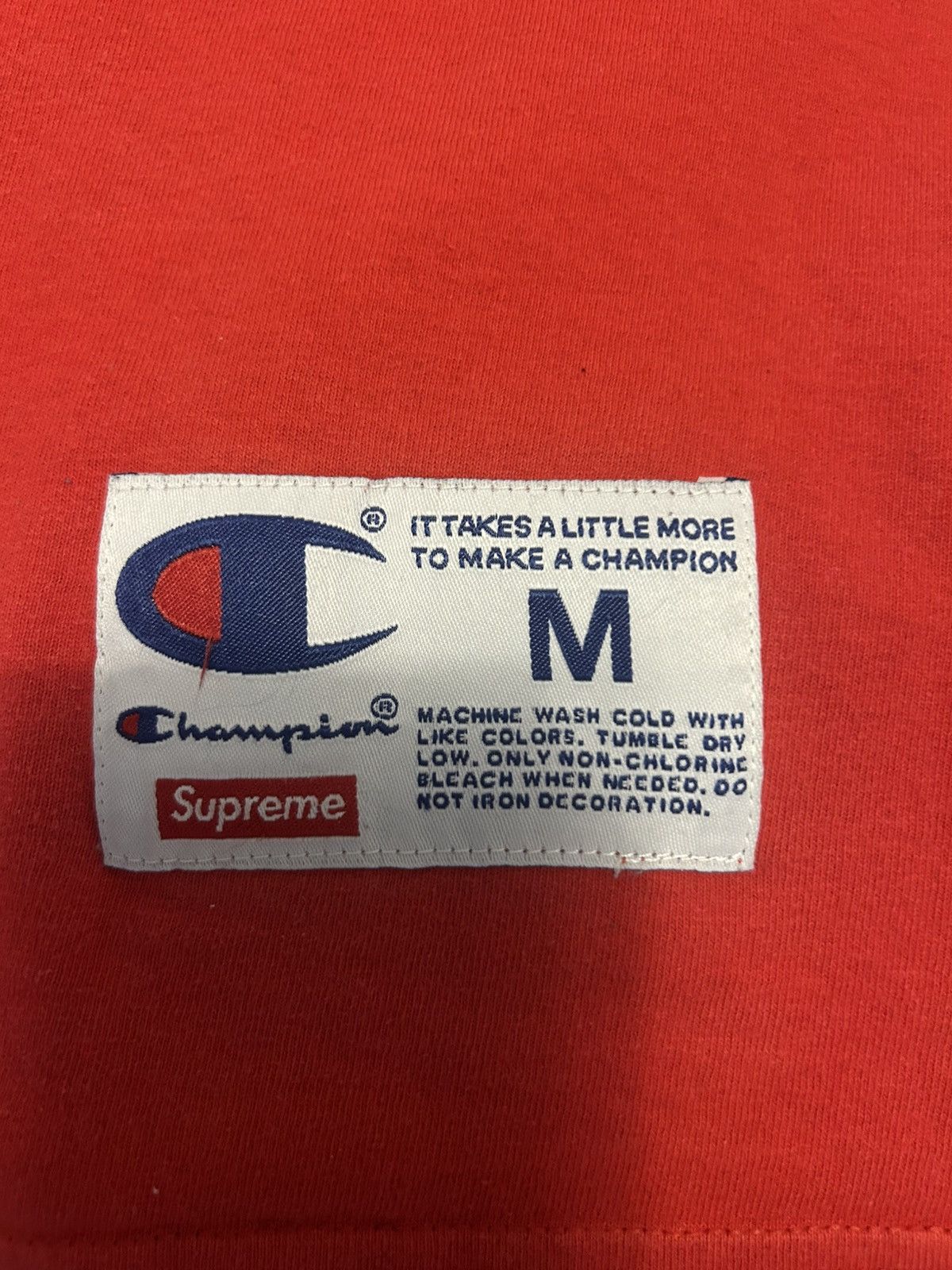 Champion × Supreme Supreme x champion long sleeve tee size M Size US M / EU 48-50 / 2 - 2 Thumbnail