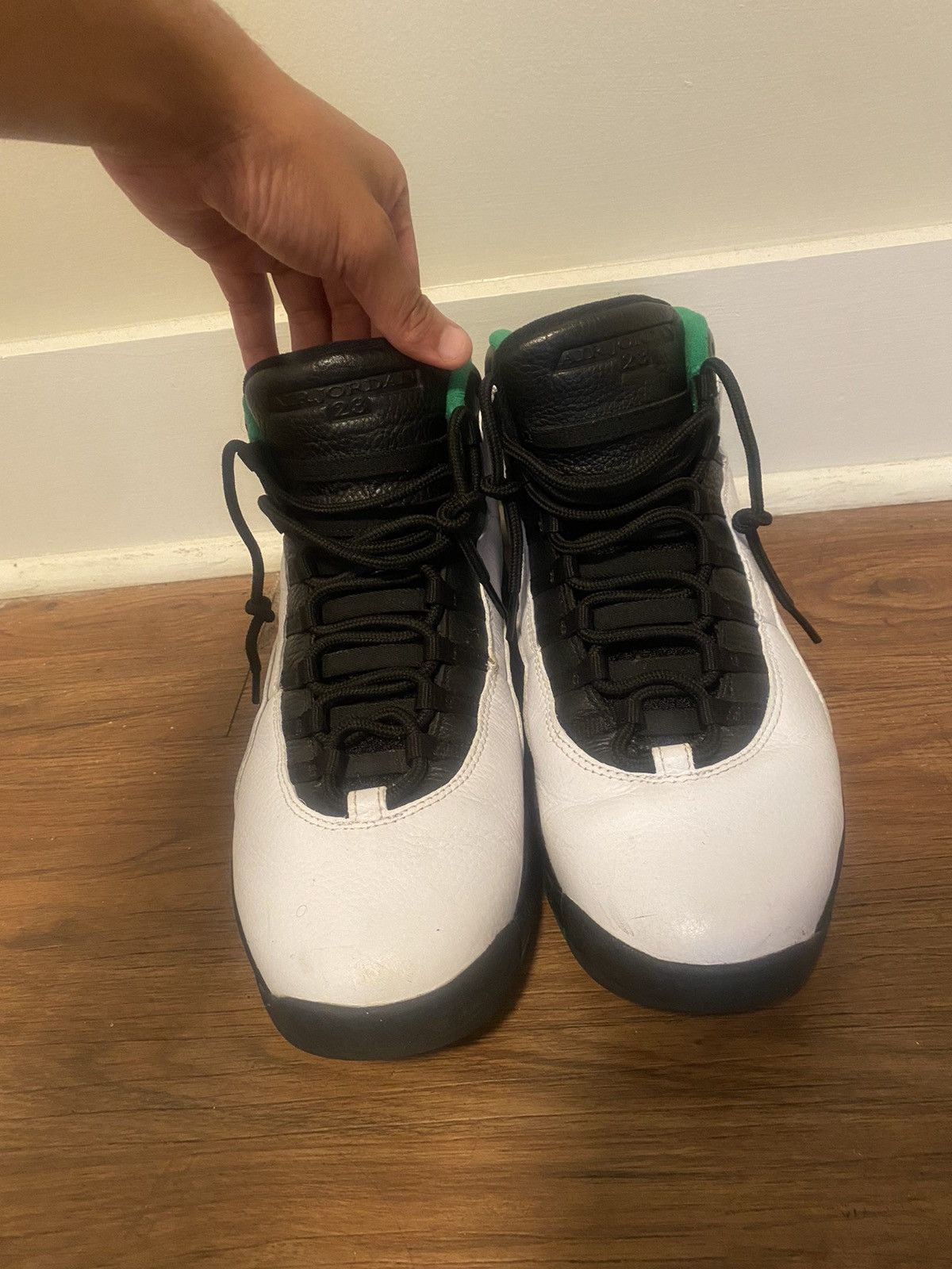 Jordan Brand Air Jordan 10 “SuperSonics” Retro Size US 12 / EU 45 - 5 Thumbnail