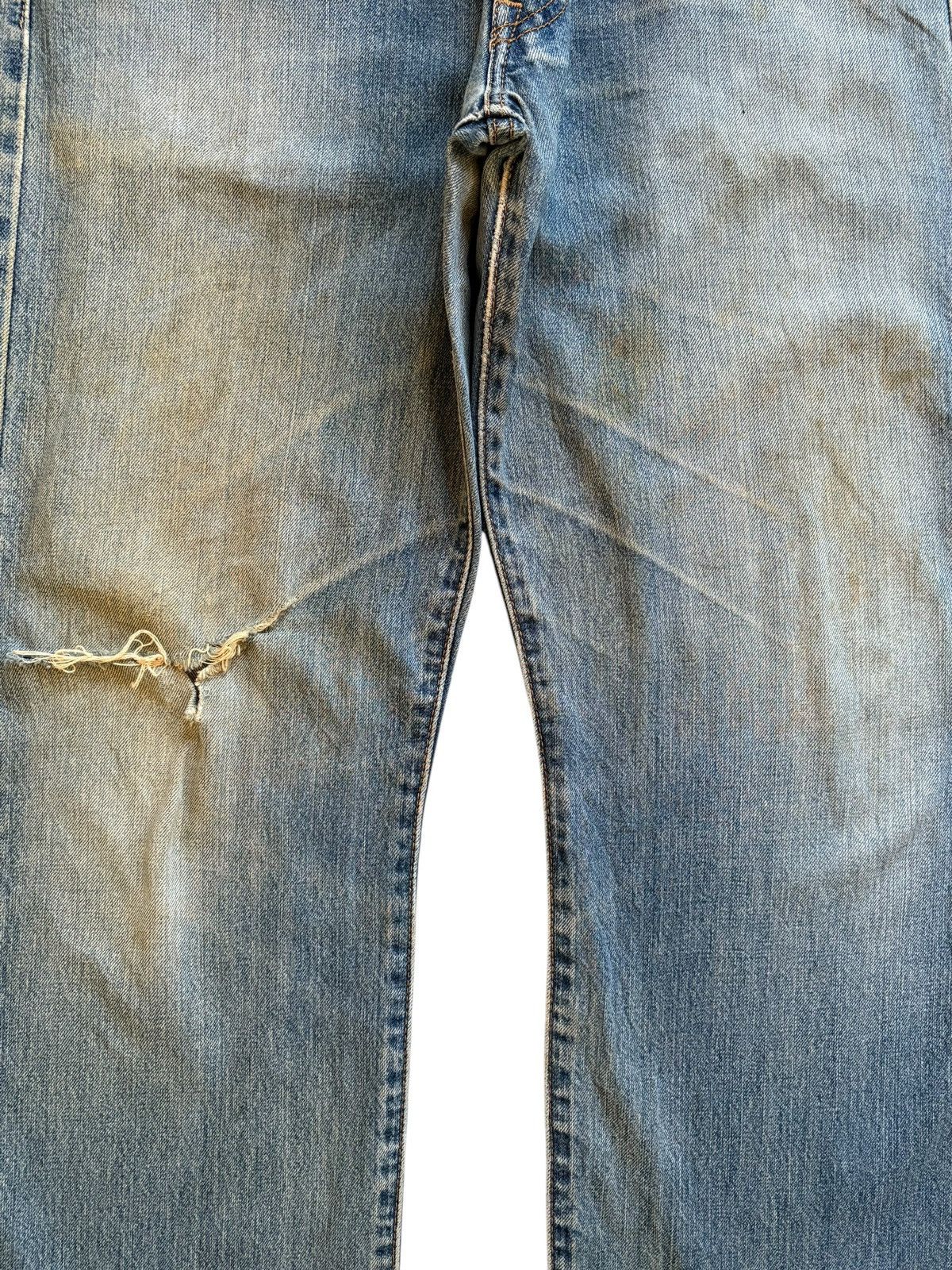 Levi's Vintage 90s Levis 501 Mud Wash Distressed Baggy Jeans Size US 34 / EU 50 - 5 Thumbnail