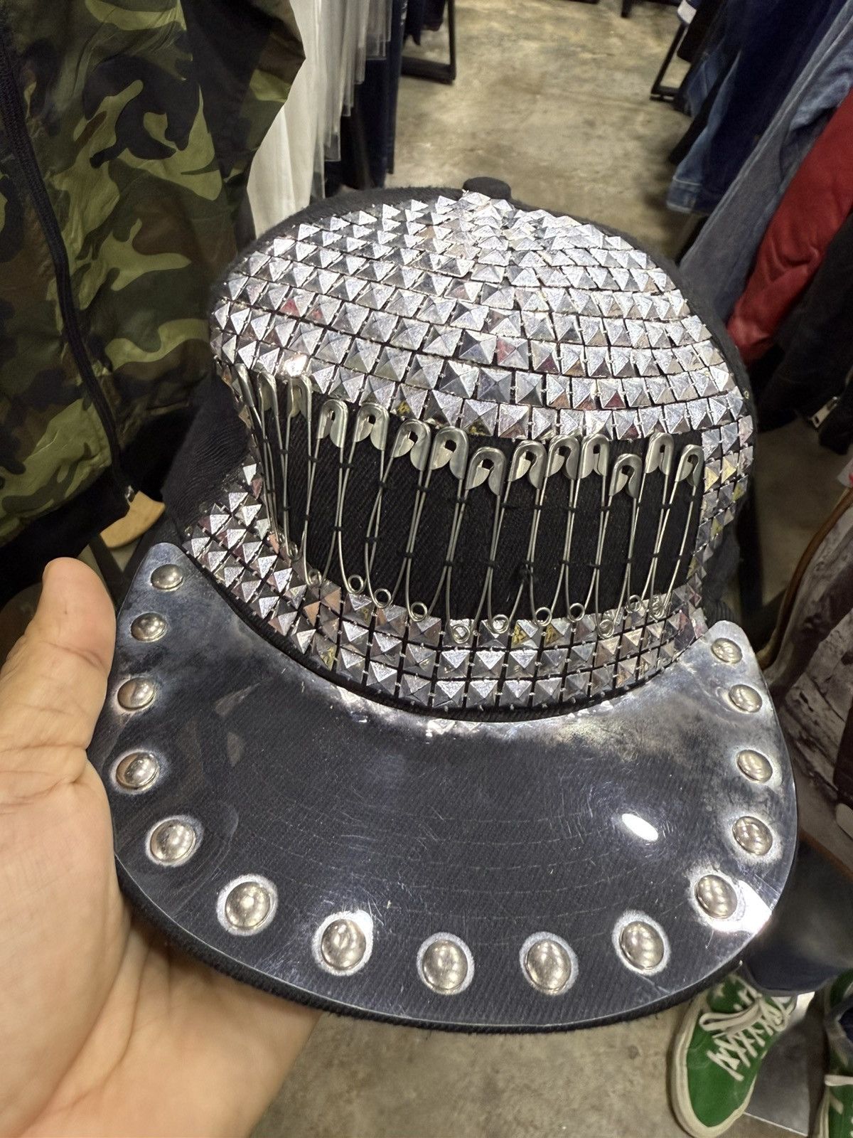 Vintage Vintage Hip hop caps with stud Size ONE SIZE - 4 Thumbnail