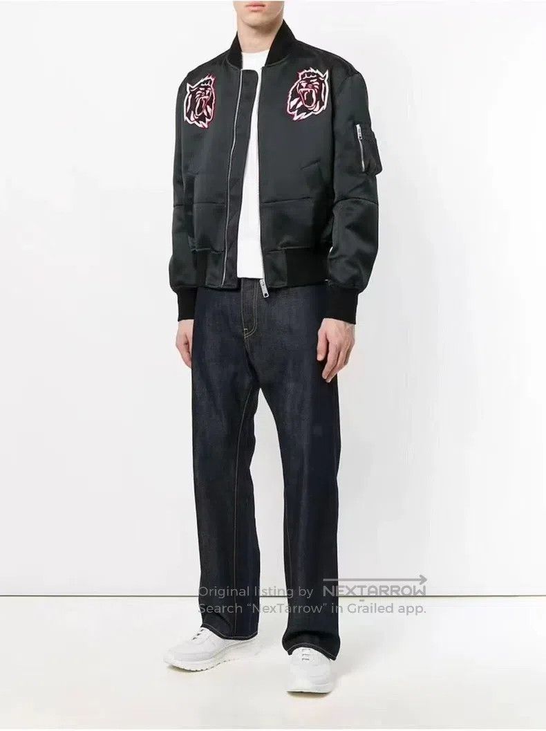 Versace Versace Fall/Winter Men's Tiger Head Appliqué Aviator Cott Size US L / EU 52-54 / 3 - 2 Thumbnail