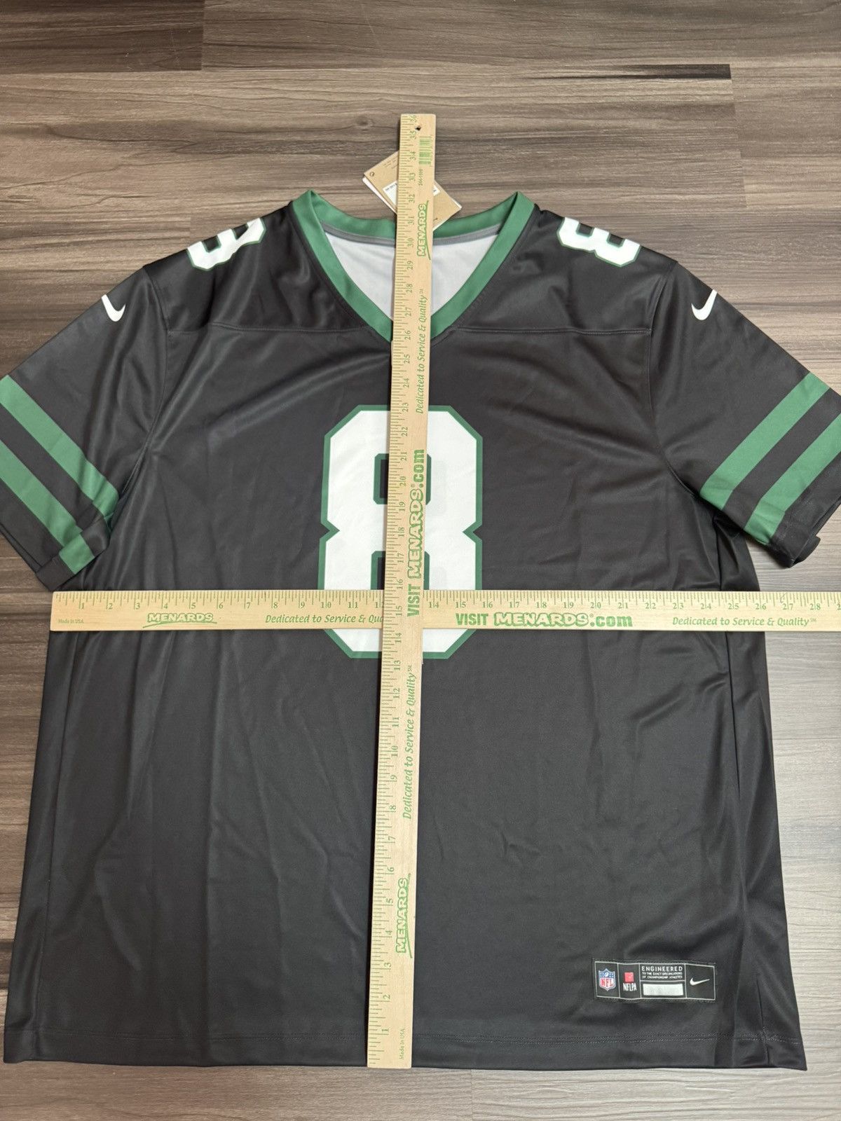 Nike Nike Engineered New York Jets Aaron Rodgers #8 NFL Jersey Size US XXL / EU 58 / 5 - 7 Thumbnail