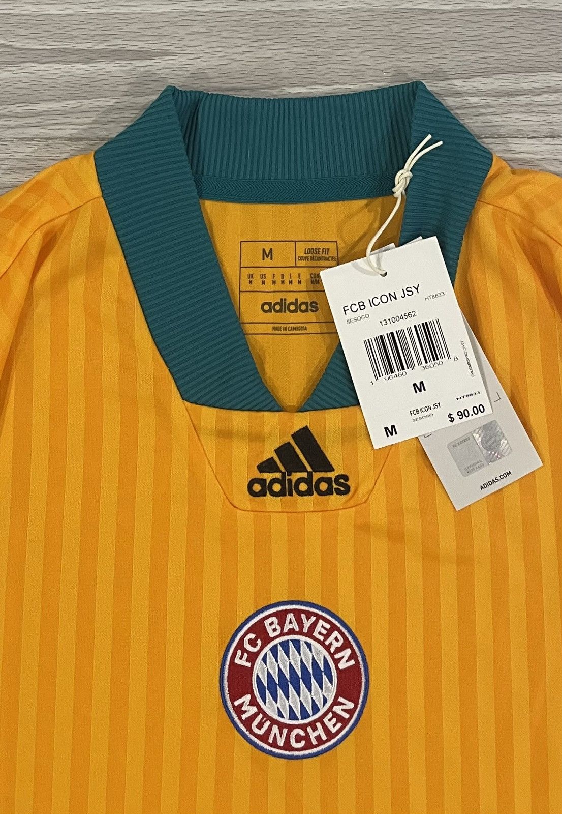 Adidas Adidas FC Bayern Munich Icon Soccer Jersey Mens Size Medium Size US M / EU 48-50 / 2 - 2 Thumbnail