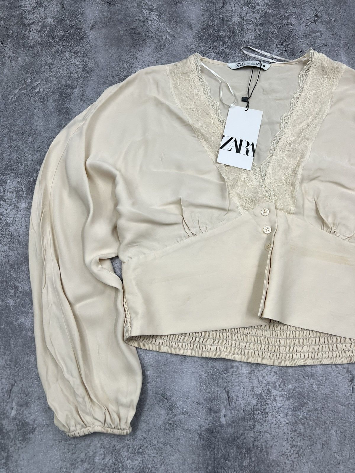 Zara Zara Blouse Womens Classic NWT Size M / US 6-8 / IT 42-44 - 3 Thumbnail