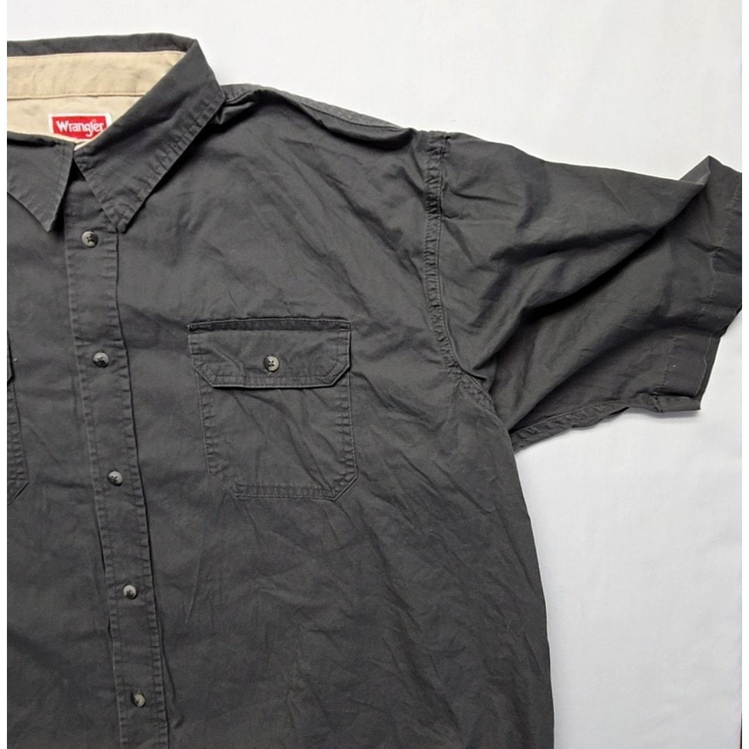 Wrangler Wrangler Button Down Shirt Gray Short Sleeve Casual 3XL Size US XXL / EU 58 / 5 - 3 Thumbnail