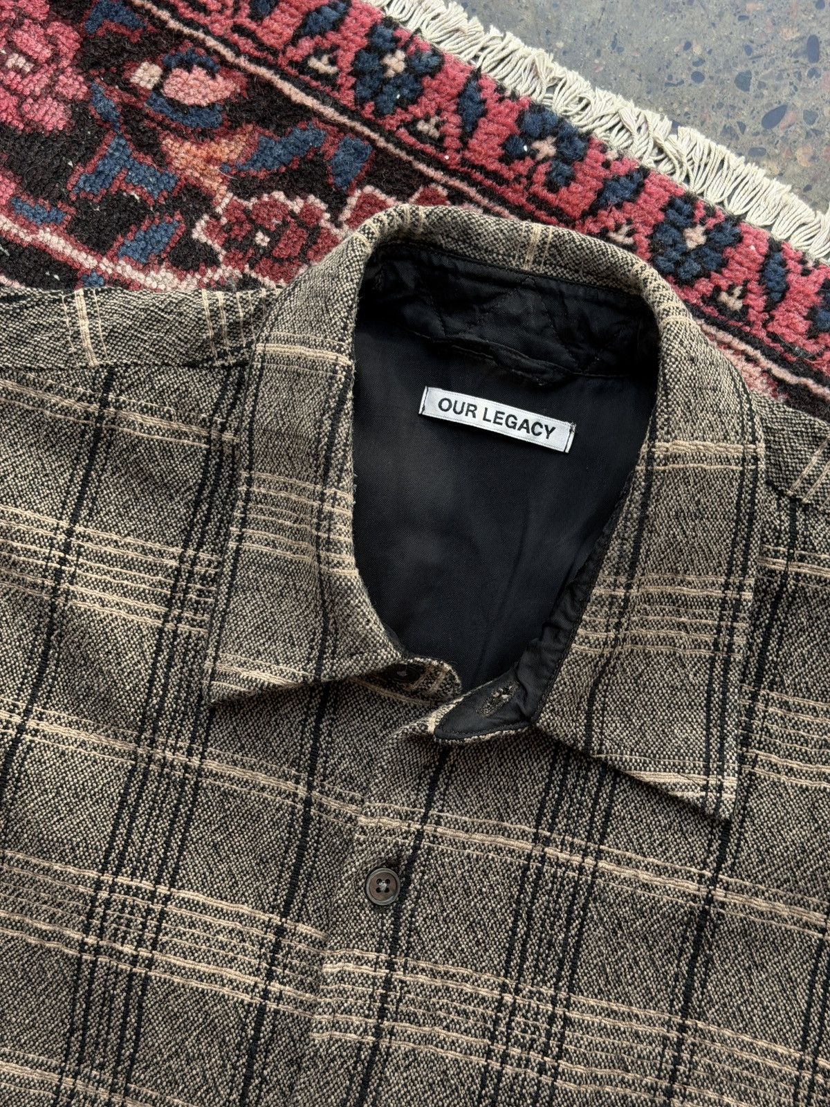 Our Legacy Our Legacy Above Check Overshirt Size US M / EU 48-50 / 2 - 3 Thumbnail