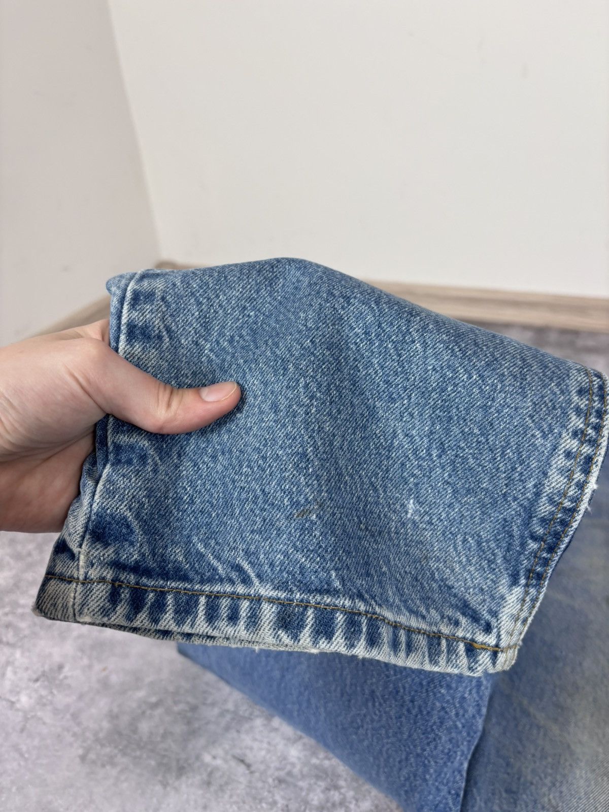 Carhartt Vintage Carhartt Men’s Faded Blue Denim Jeans USA Workwear Size US 36 / EU 52 - 12 Thumbnail