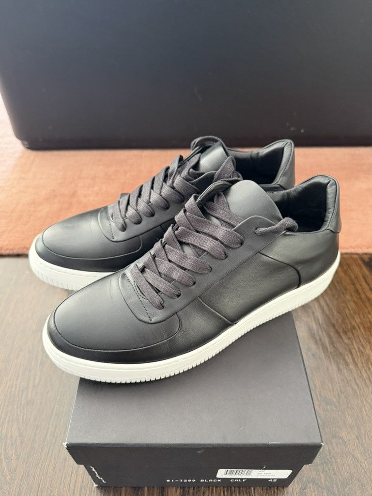 Wings + Horns Black Calf Leather Sneaker Size US 9 / EU 42 - 3 Thumbnail