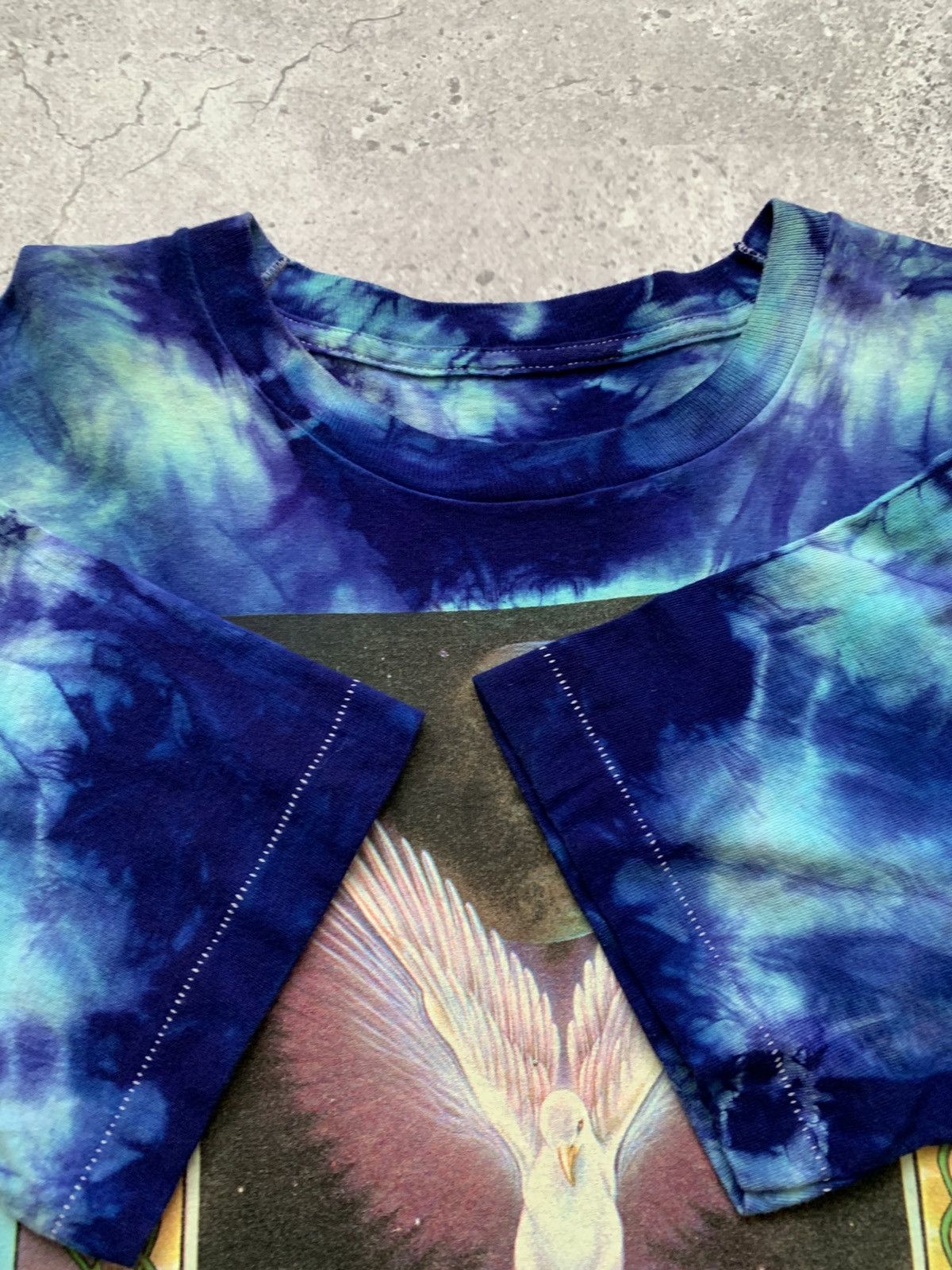 Band Tees 🔥VINTAGE WOODSTOCK 1988 MIKIO SINGLE STITCH TYE DYE TSHIRT Size US XL / EU 56 / 4 - 11 Thumbnail