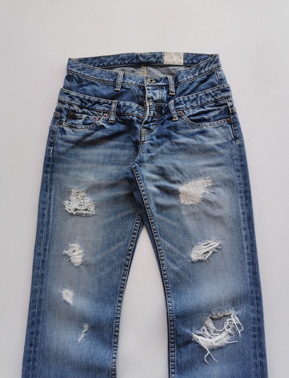 Japanese Brand Antgauge Japan Double Waist Denim Jeans Size US 28 / EU 44 - 2 Thumbnail
