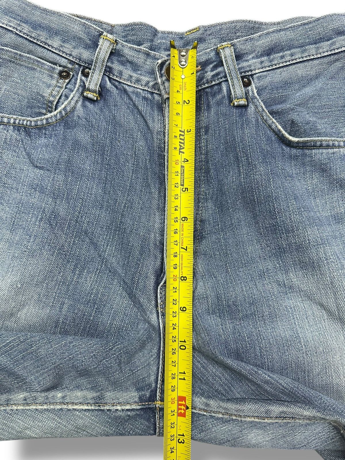 Edwin Vintage Edwin 505 Selvedge Japan Denim Straight Leg Faded Size US 30 / EU 46 - 20 Thumbnail