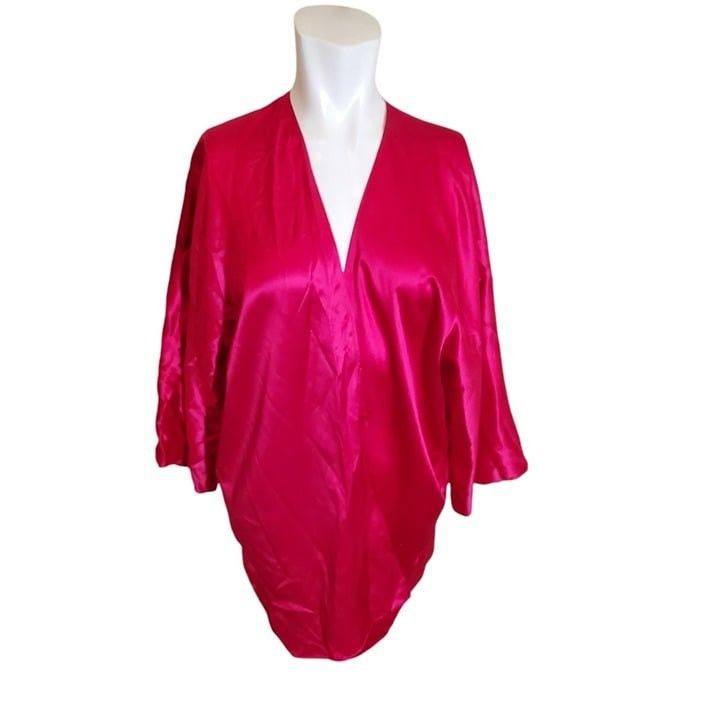 Victoria's Secret Victoria's Secret Vintage 80s 90s Women's Silk Wrap Kimono F Size ONE SIZE - 1 Thumbnail