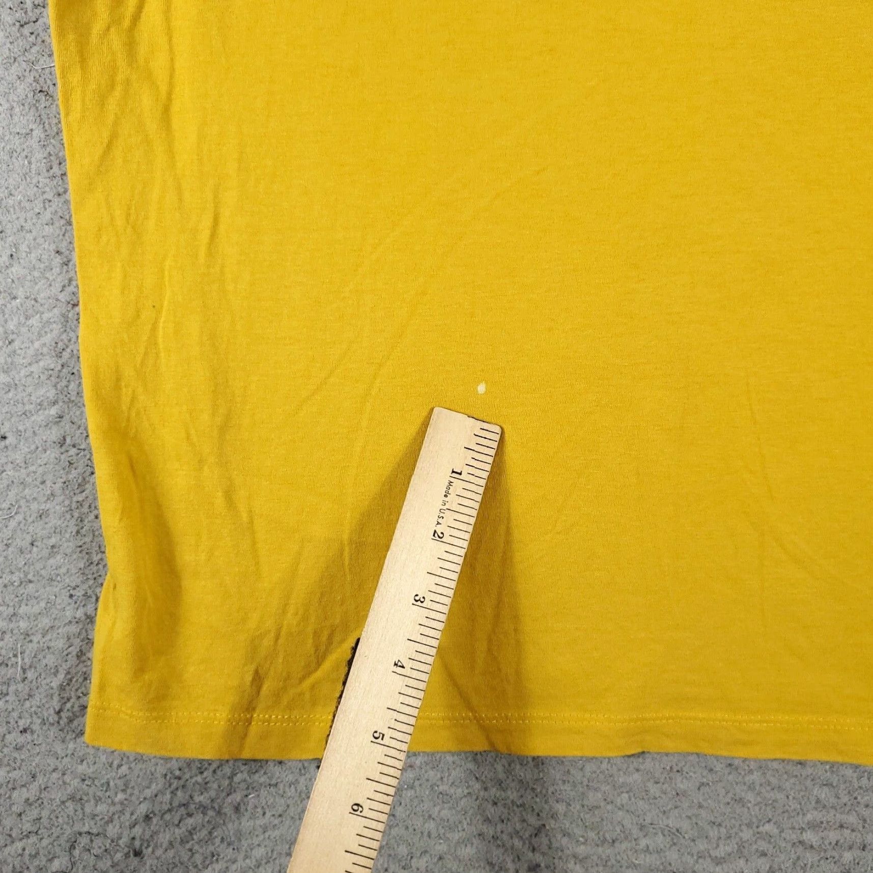 Tommy Hilfiger Tommy Hilfiger Women's T-Shirt Medium Yellow Casual Short Sleeve Crew Neck Logo Size M / US 6-8 / IT 42-44 - 4 Thumbnail