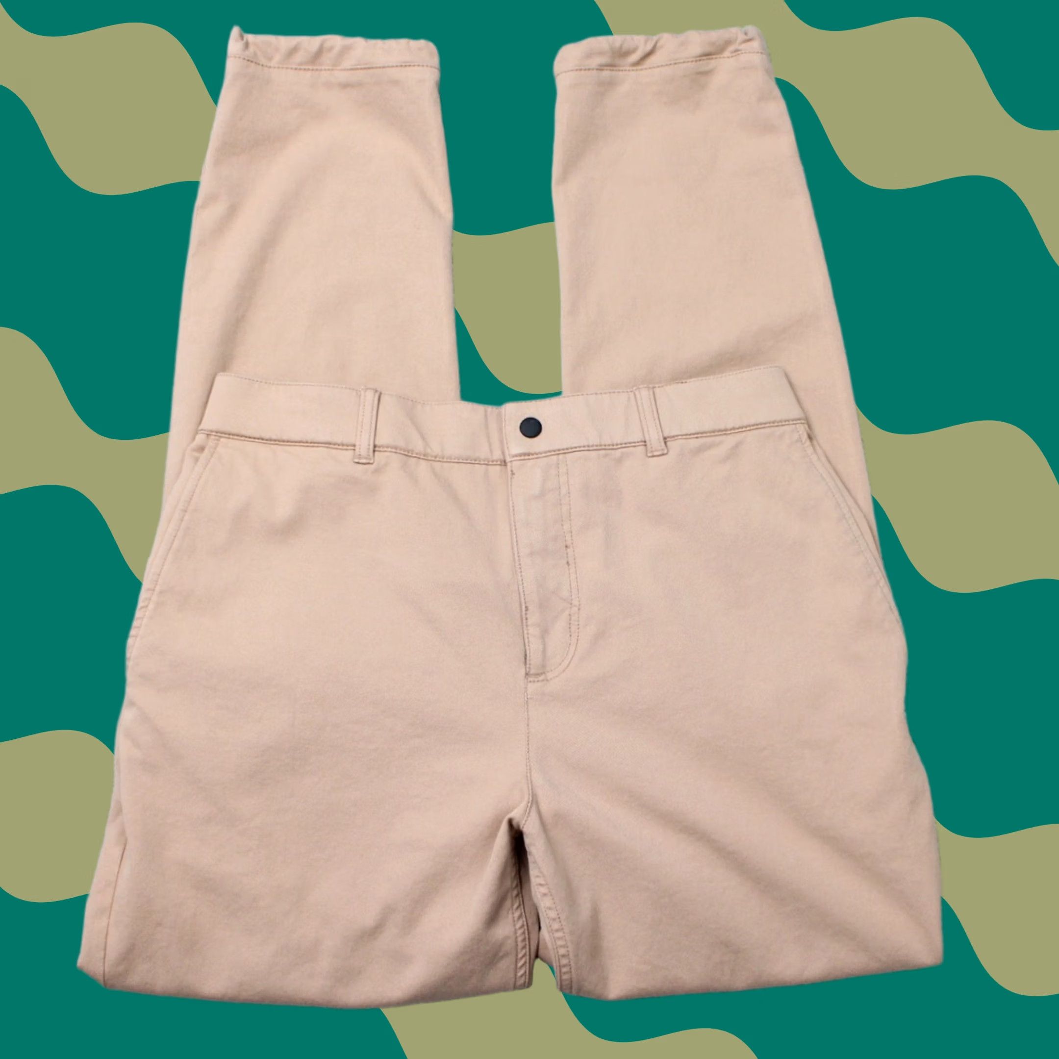 Camel Mugsy Pants Mens Large Beige Traveler Chino Stretch Regular Rise 34x32 Casual Travel Denim? (Note: Rigid) Size US 33 - 1 Thumbnail