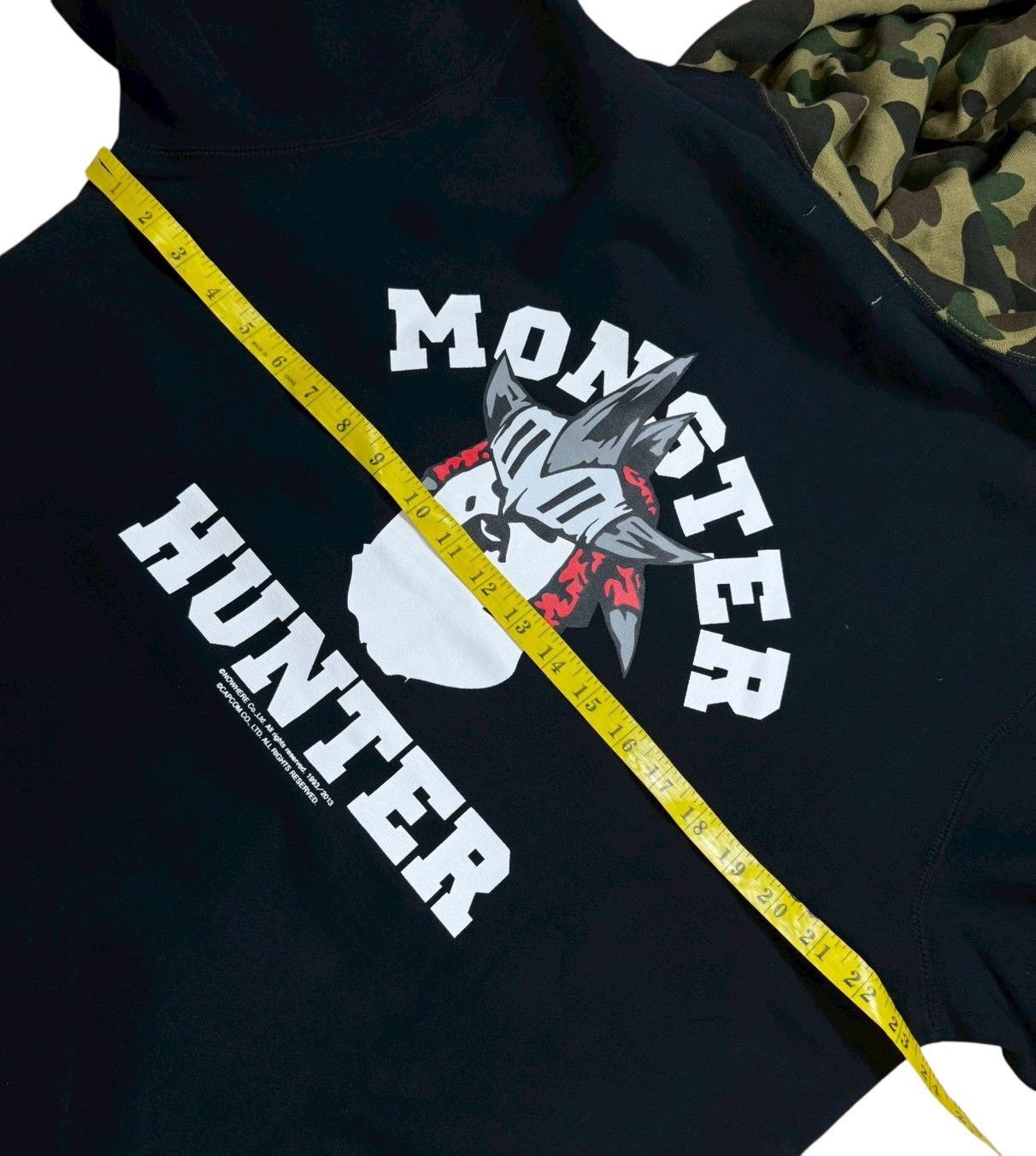 Bape BAPE Monster Hunter Full Zip Hoodie black/green camo Size US XXL / EU 58 / 5 - 5 Thumbnail