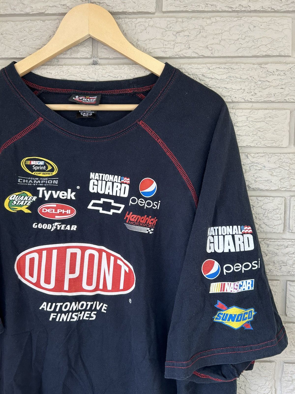 NASCAR Vintage NASCAR Jeff Gordon Sponsor Racing T Shirt Size US XL / EU 56 / 4 - 3 Thumbnail