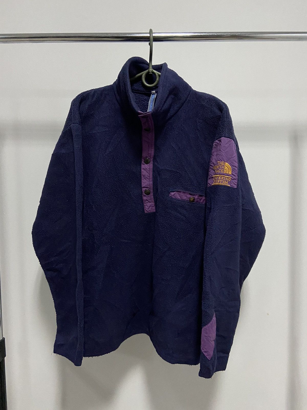 The North Face × Vintage The North Face Vintage Sweatshirt Fleece Logo sleeve 1/4 Size US M / EU 48-50 / 2 - 1 Thumbnail