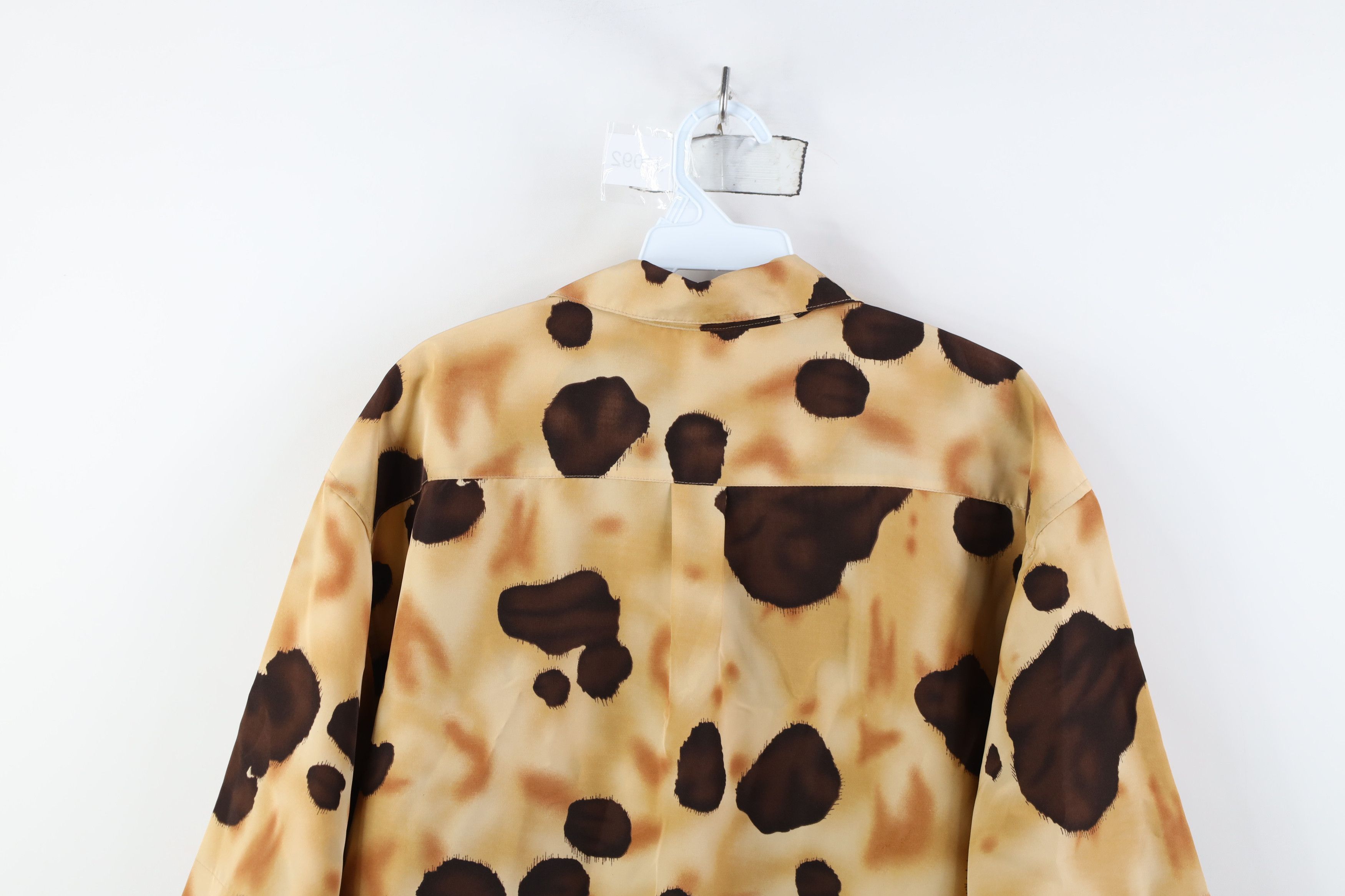 Vintage Vintage 90s Y2K Streetwear Cow Spot Baggy Button Shirt Size US M / EU 48-50 / 2 - 13 Thumbnail