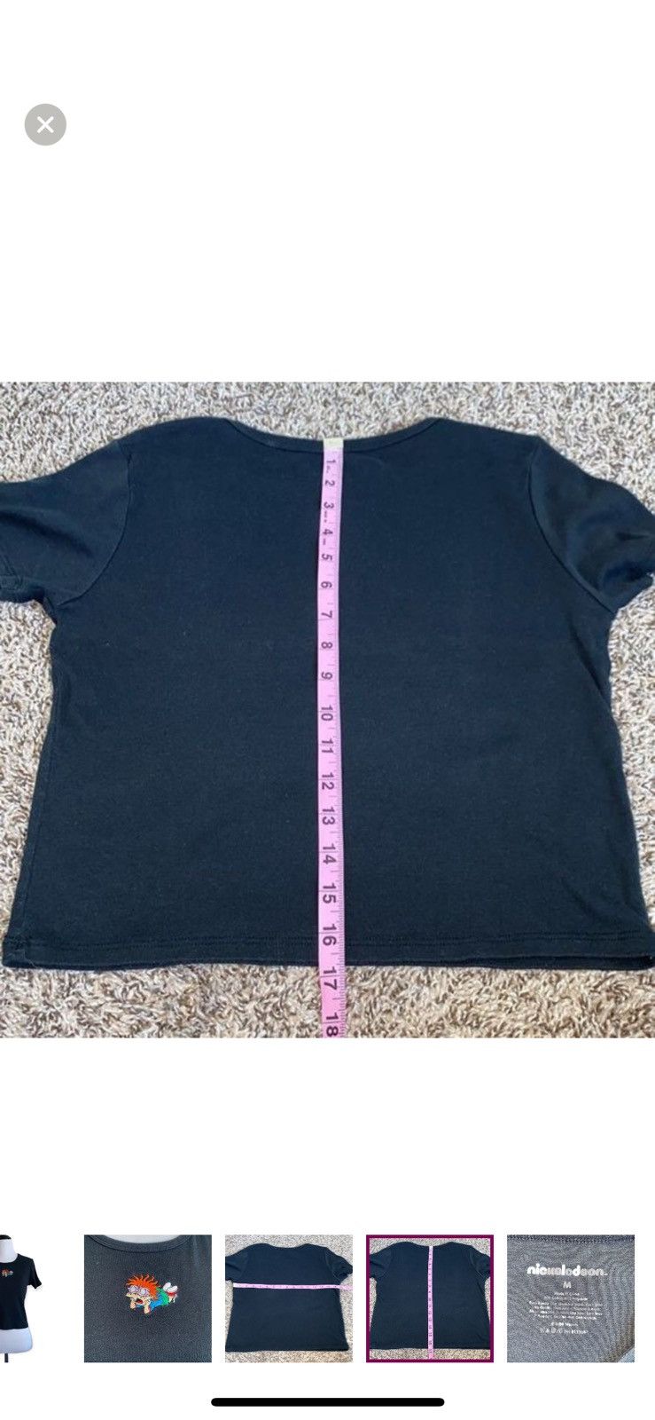 Nickelodeon Nickelodeon medium rugrats cropped top Size M / US 6-8 / IT 42-44 - 2 Thumbnail