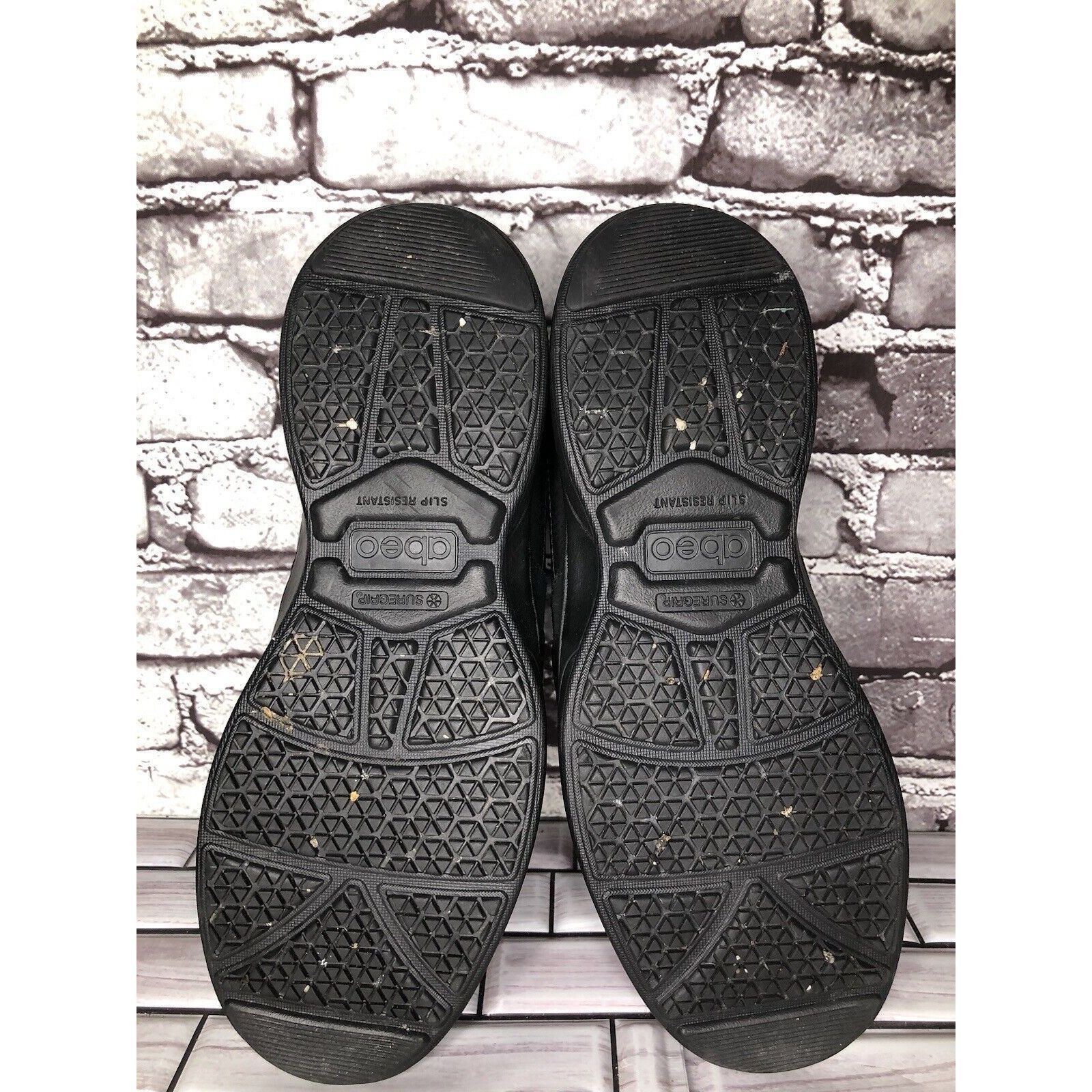 Other ABEO 24/7 Upland Black Leather Slip Resistant Oxfords Shoes Size US 11 / EU 44 - 6 Thumbnail