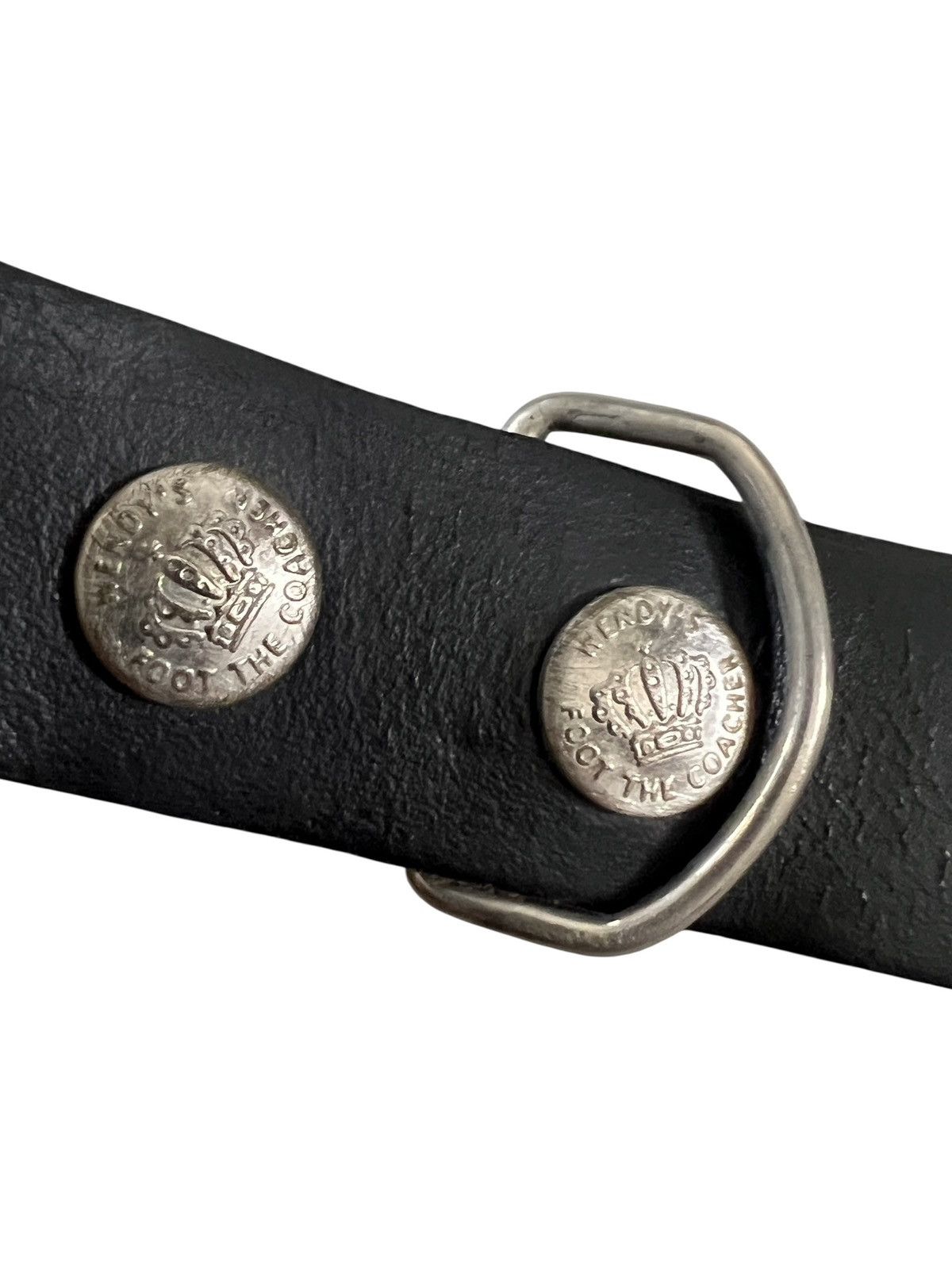 foot the coacher Wendy’s x Foot The Coacher 🏴󠁧󠁢󠁥󠁮󠁧󠁿 Studded Leather Belt Size 34 - 5 Thumbnail