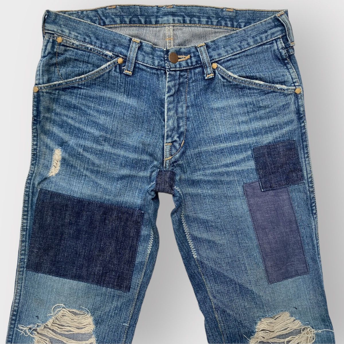 Number (N)ine Runway Touch Me I’m Sick Patchwork Jeans Size US 30 / EU 46 - 2 Thumbnail
