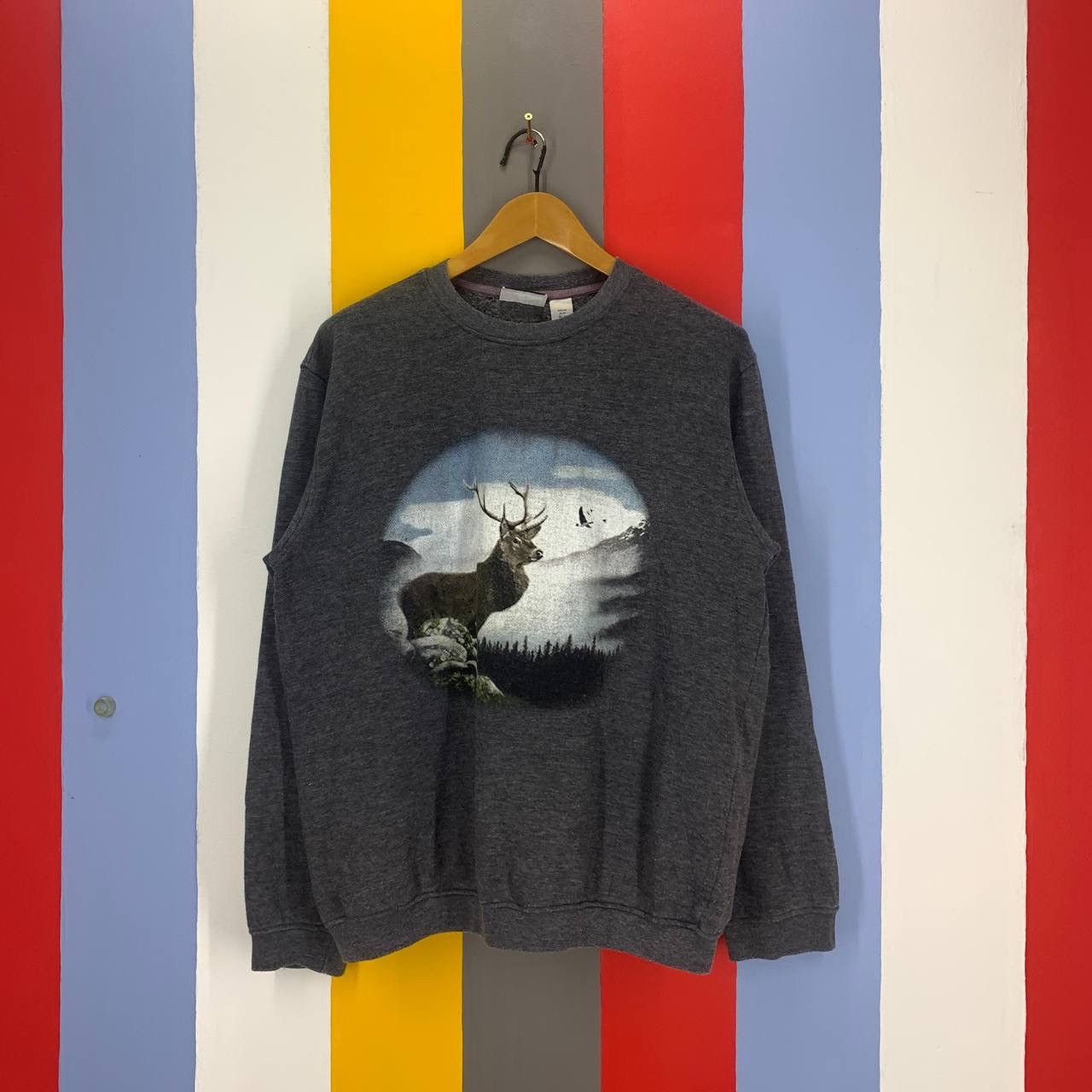 Other Vintage Reindeer by COURT CLUB Sweatshirt #2490/J Size US L / EU 52-54 / 3 - 1 Thumbnail