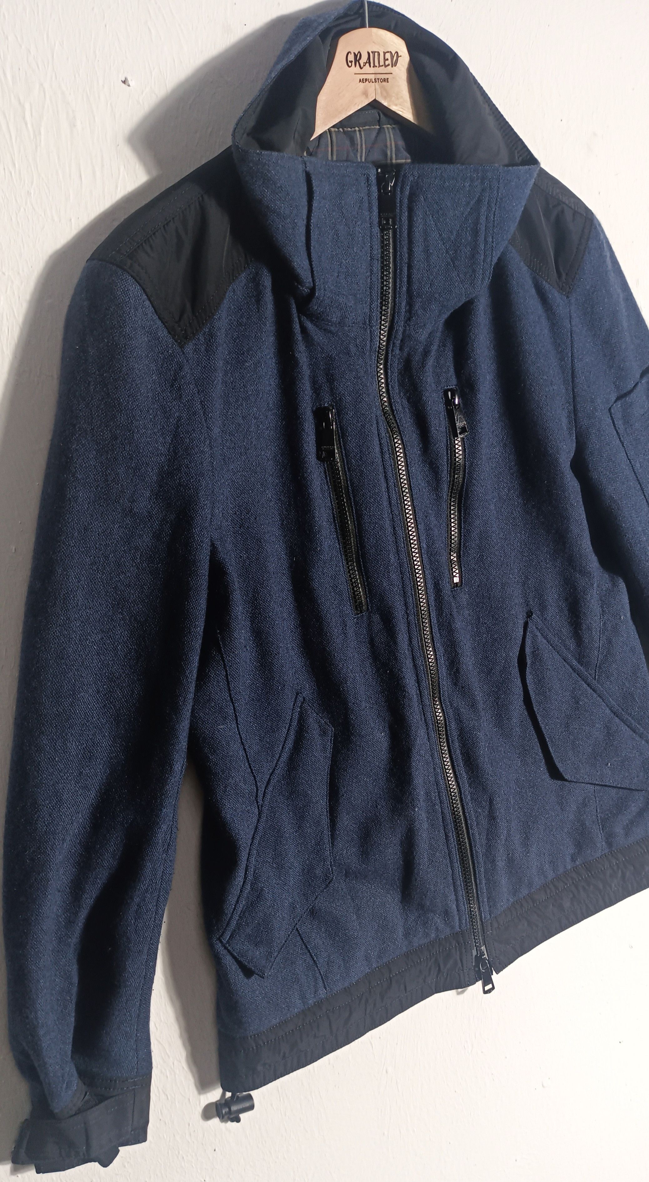 Burberry Burberry Black Label Nova Check Double Zipper Wool Outer Size US L / EU 52-54 / 3 - 5 Thumbnail