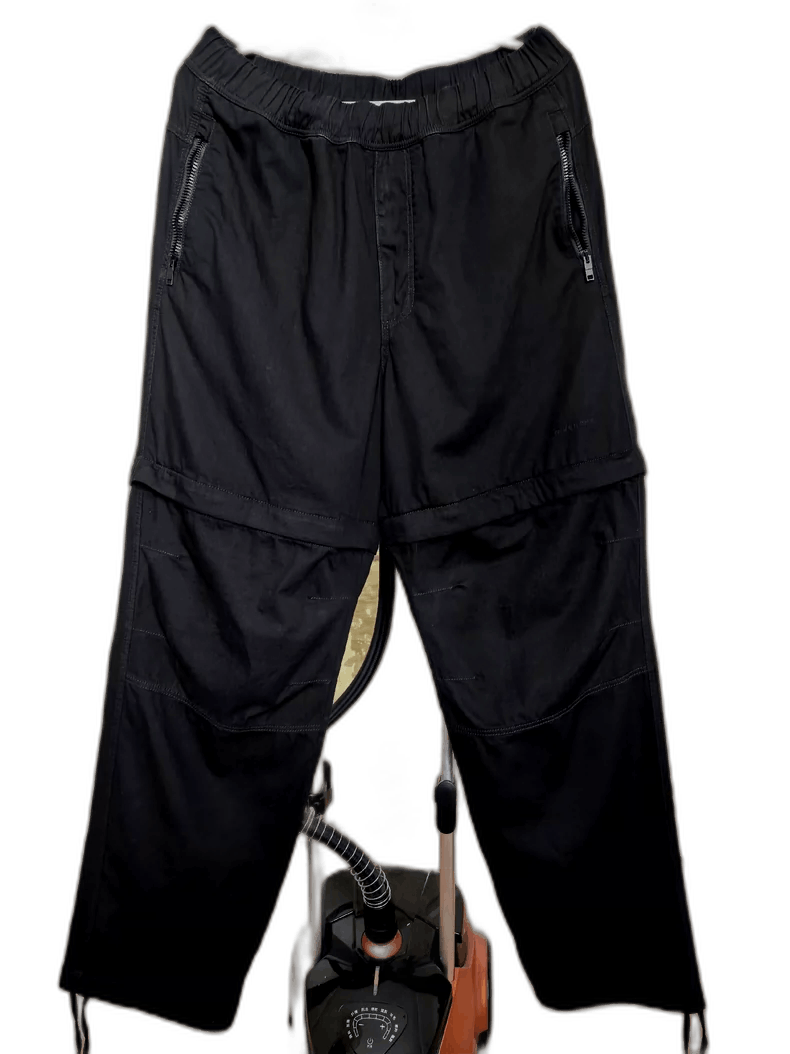 Givenchy Givenchy Black Cargo Pants with Detachable Design Size US 33 - 1 Thumbnail