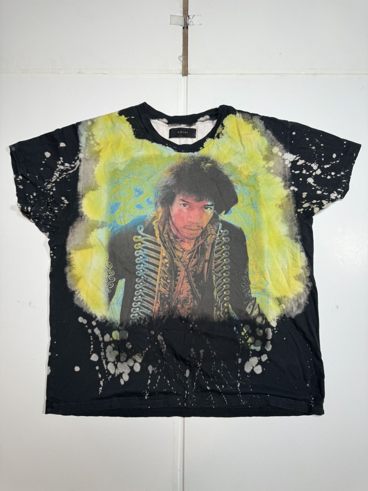 Amiri Amiri Jimi Hendrix bleached-effect T-shirt Size US XL / EU 56 / 4 - 2 Thumbnail
