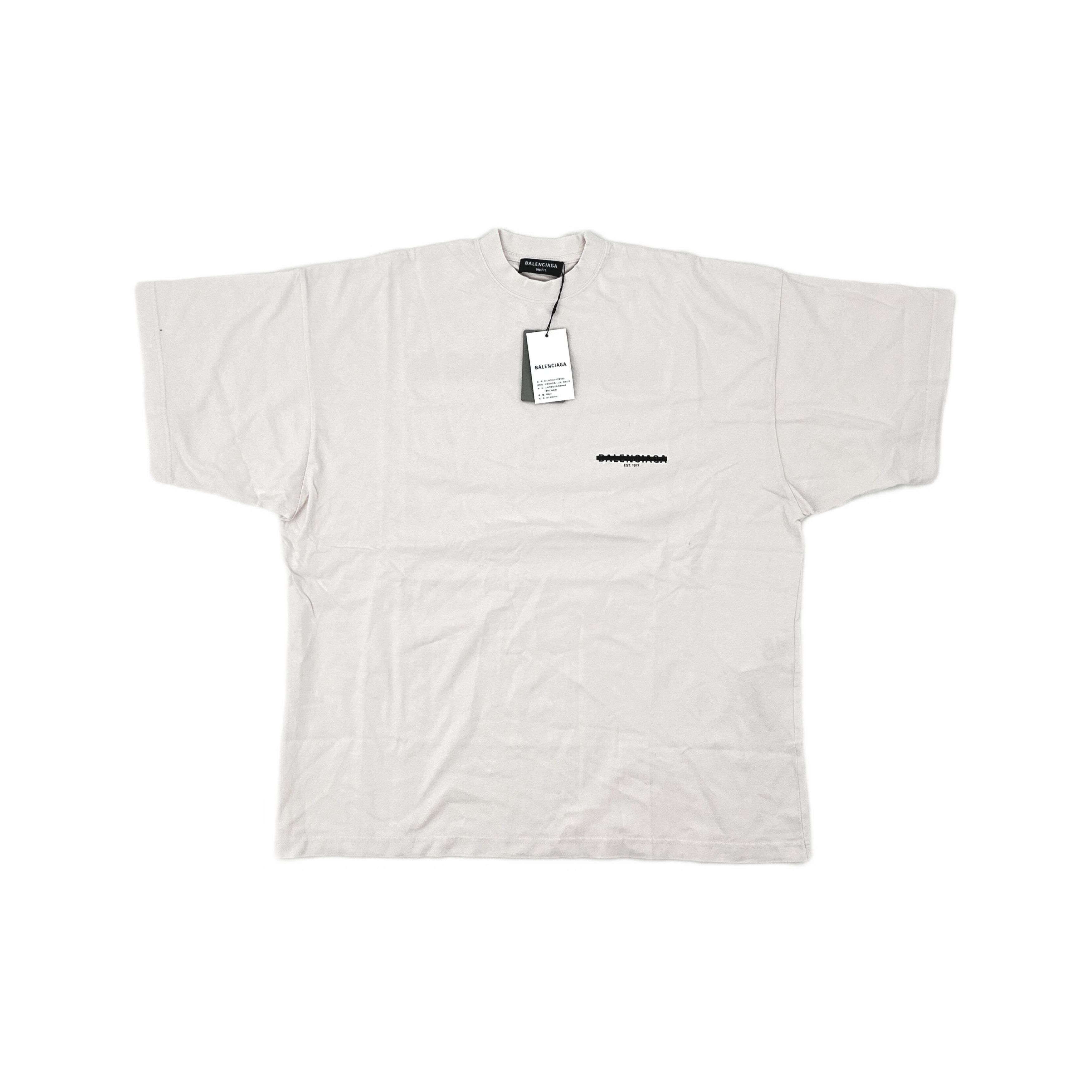 Balenciaga Balenciaga Logo Print T-Shirt Size 2 Size US M / EU 48-50 / 2 - 1 Thumbnail