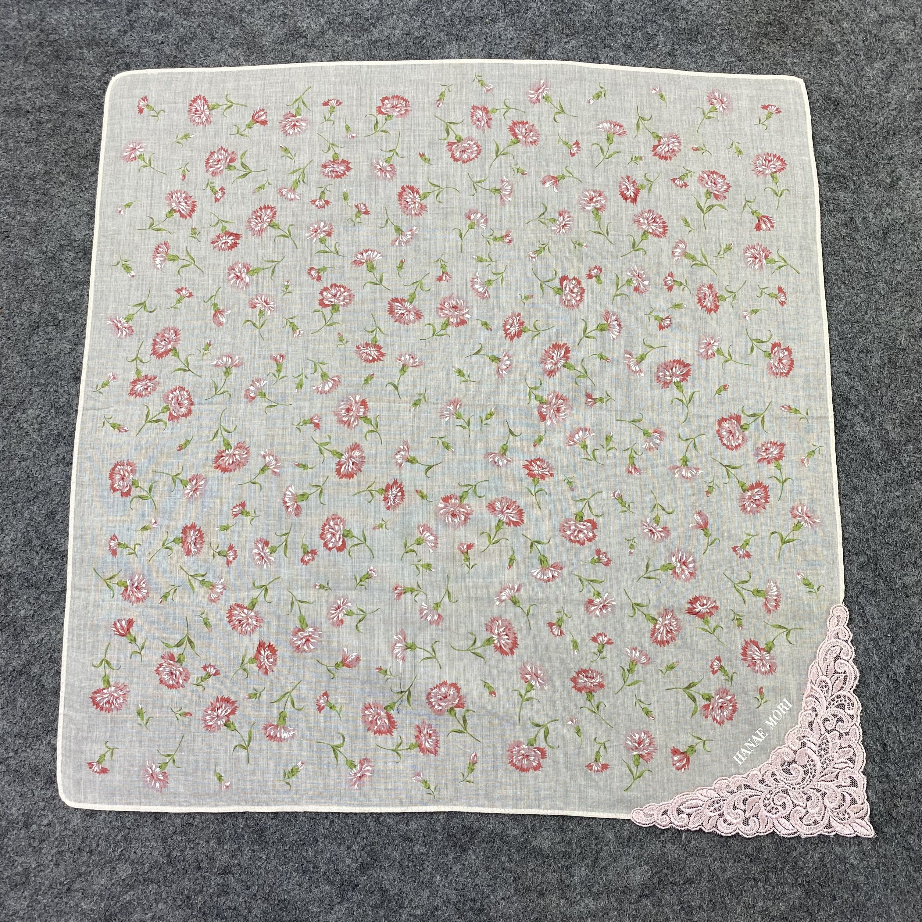 Hanae Mori Courreges Handkerchief Neckerchief Bandana H1175 Size ONE SIZE - 3 Thumbnail