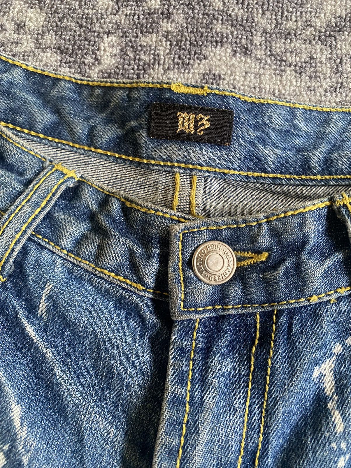 Hysteric Glamour Y2k M3 ifsixwasnine distressed flare jeans Size 28" / US 6 / IT 42 - 5 Thumbnail