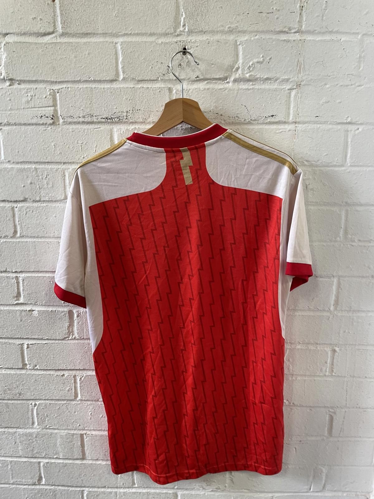 Adidas Arsenal Football Club Home Jersey Red and White Size ONE SIZE - 3 Thumbnail