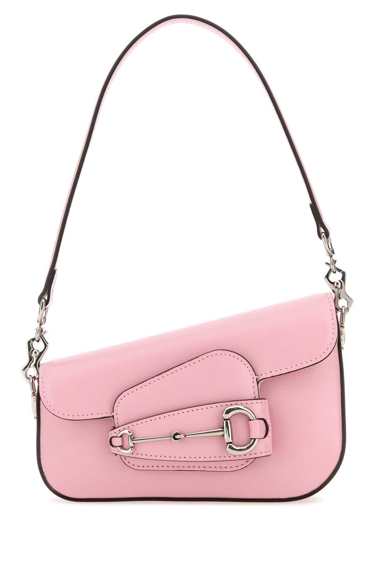 Gucci Pink Leather Mini Gucci Horsebit 1955 Handbag Size ONE SIZE - 1 Thumbnail