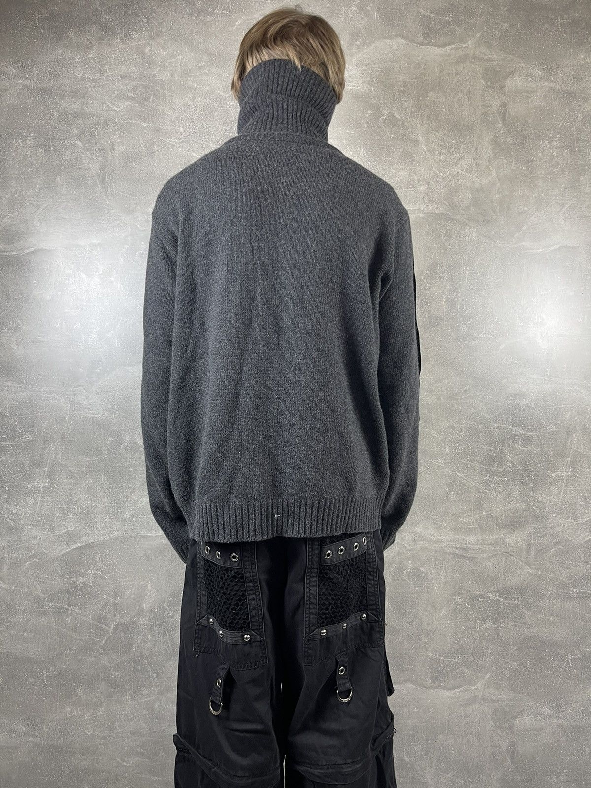 Dolce & Gabbana Dolce&Gabbana Archive Knitted Avant Garde High Neck Sweater Size US XL / EU 56 / 4 - 9 Thumbnail