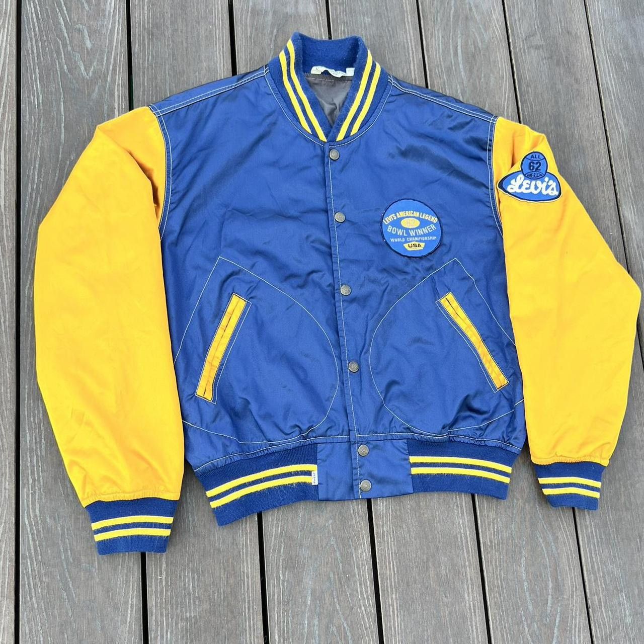 Levi's Levi's Strauss & CO Since 1850 USA Bowling Jacke Size US M / EU 48-50 / 2 - 3 Thumbnail