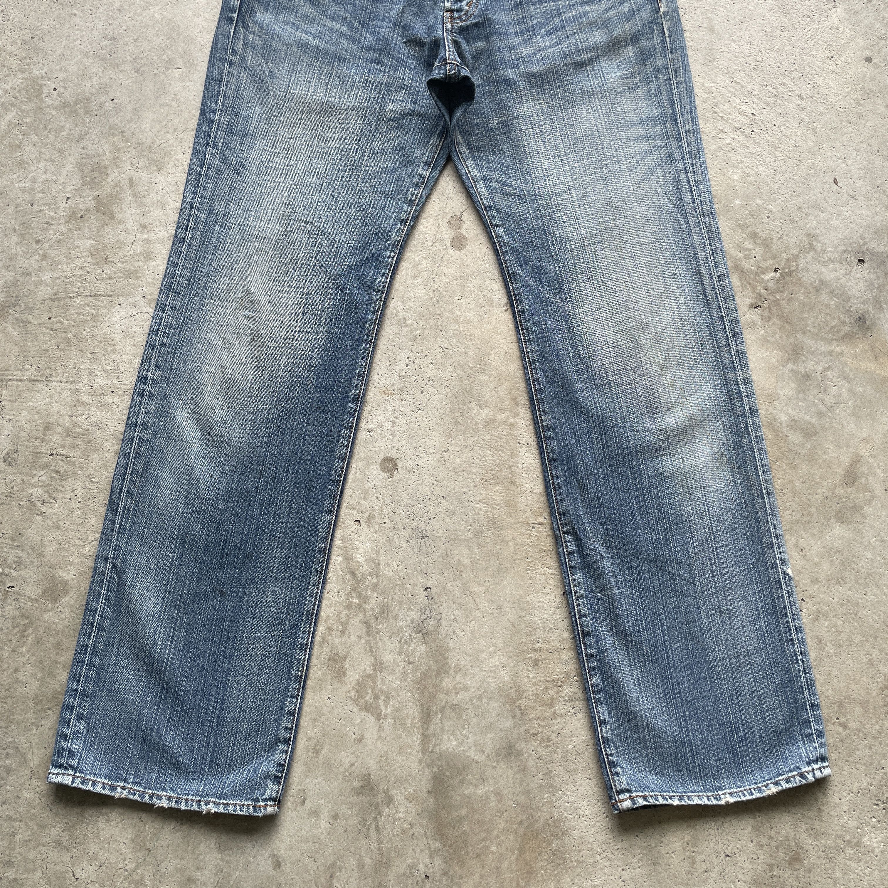 Japanese Brand VINTAGE JAPANESE JEANS FADED PANTS DENIM W32x33 Size US 32 / EU 48 - 4 Thumbnail