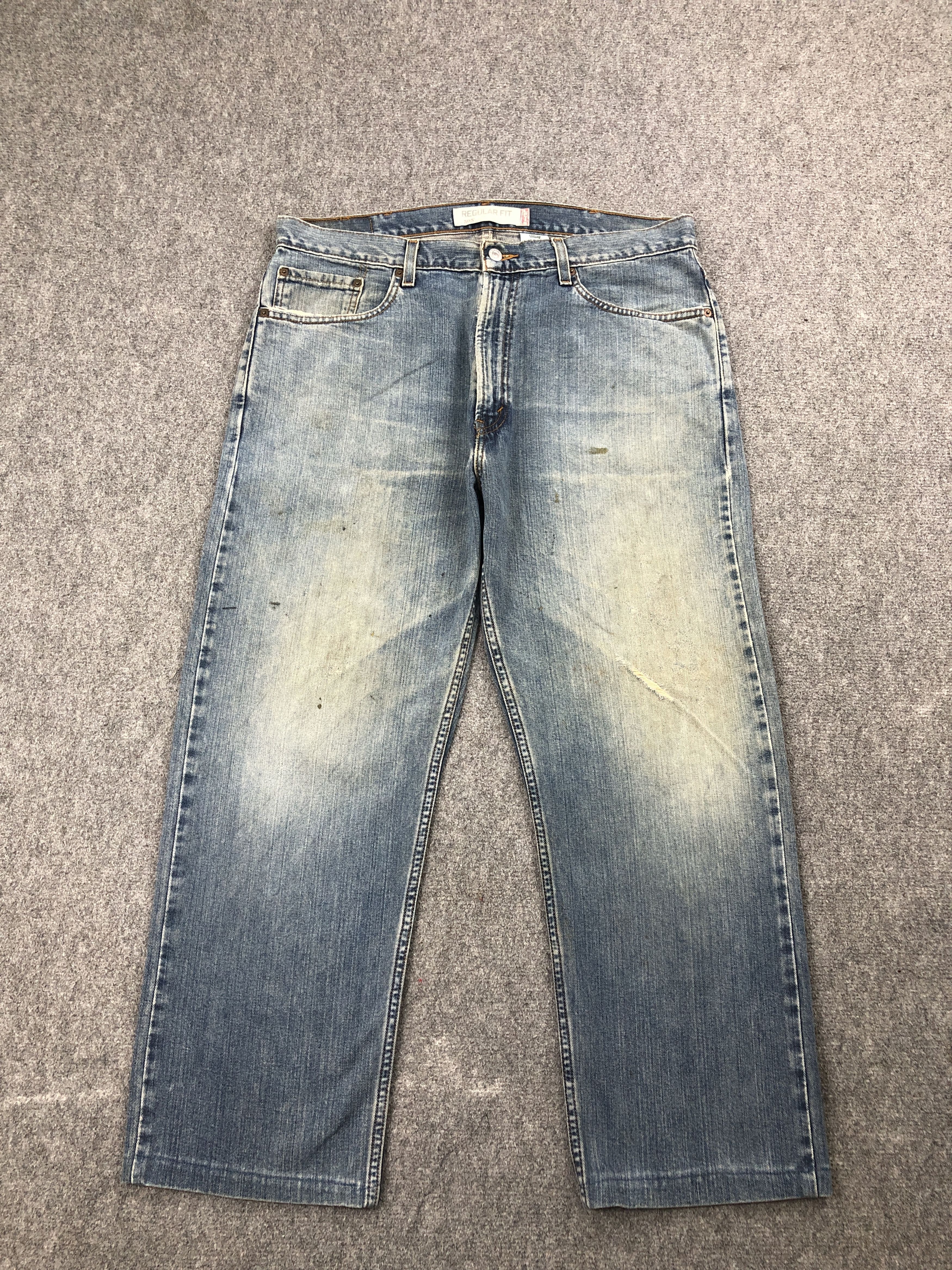 Levi's × Vintage Vintage Levi's 505 Light Wash Blue Jeans DP2531 Size US 36 / EU 52 - 1 Thumbnail