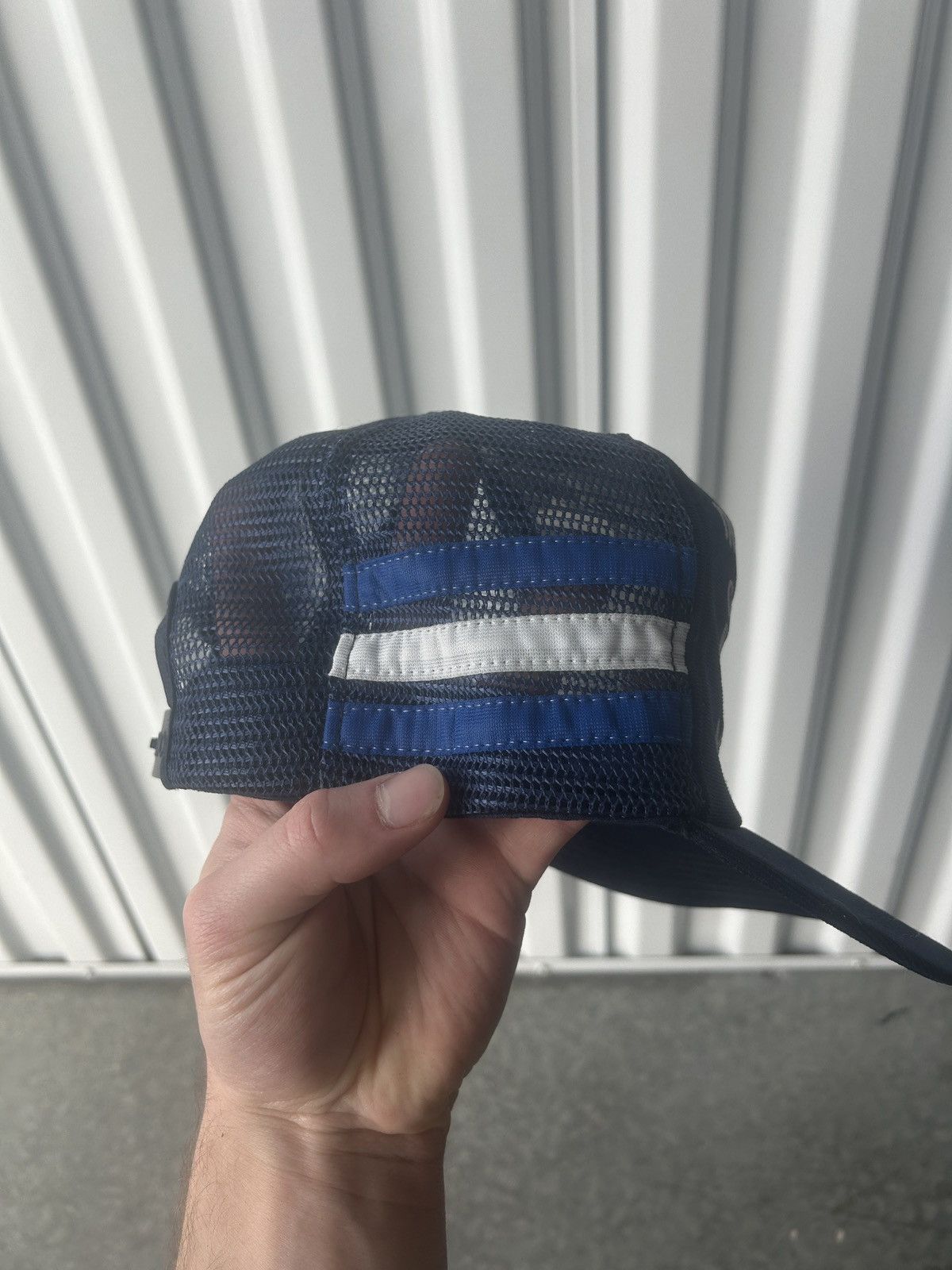 Vintage Vintage 90s Ford Country Three Stripe Trucker Hat Size ONE SIZE - 4 Thumbnail