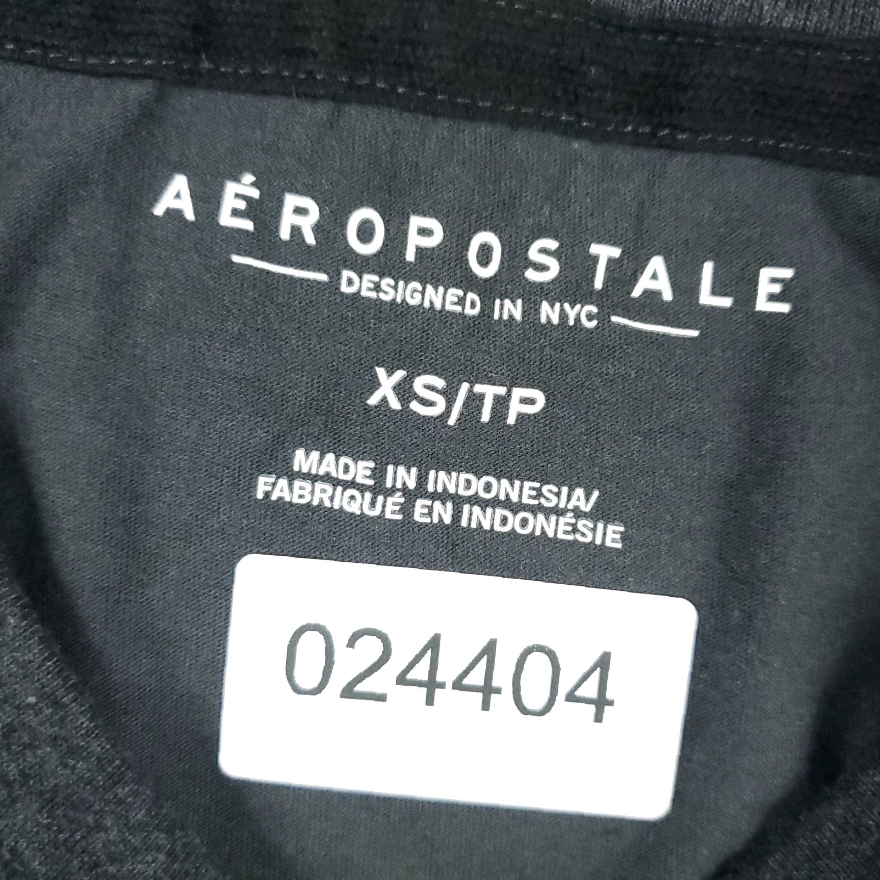 Vintage Aéropostale Shirt Mens XS Gray Short Sleeve Crew Neck Cotton Blend Logo Size US XS / EU 42 / 0 - 7 Thumbnail