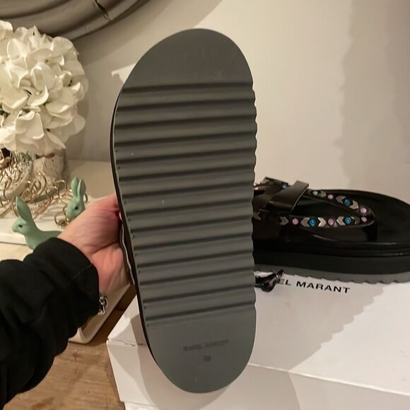 Isabel Marant 🎀 SSENSE AUTHENTIC Isabel Marant Ellham sandals 39 Size US 9 / IT 39 - 9 Thumbnail