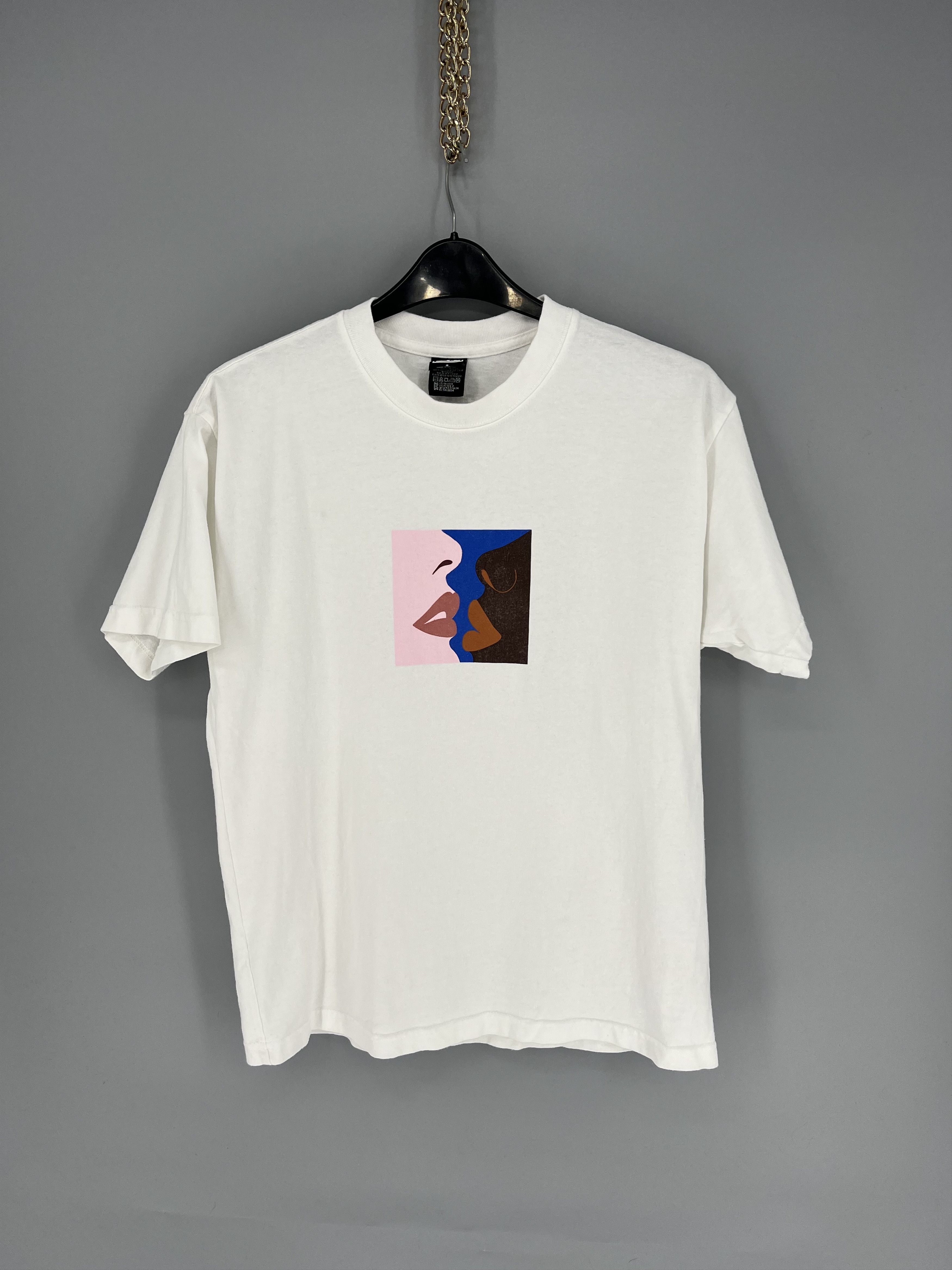 Japanese Brand × Obey Vintage Obey 90s Made in USA White Graphic Tee Shirt Y2K M Size US S / EU 44-46 / 1 - 1 Thumbnail